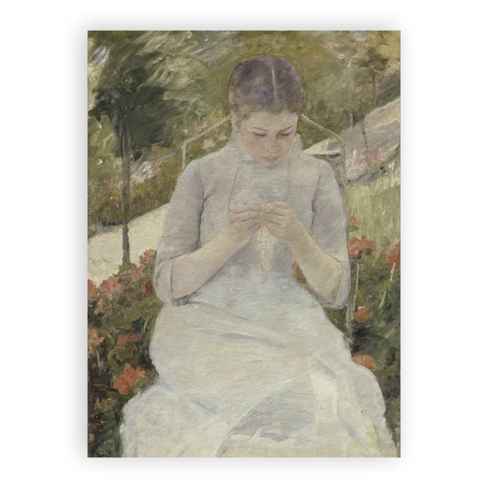 Girl in the Garden by Mary Cassatt - view 6 thumbnail