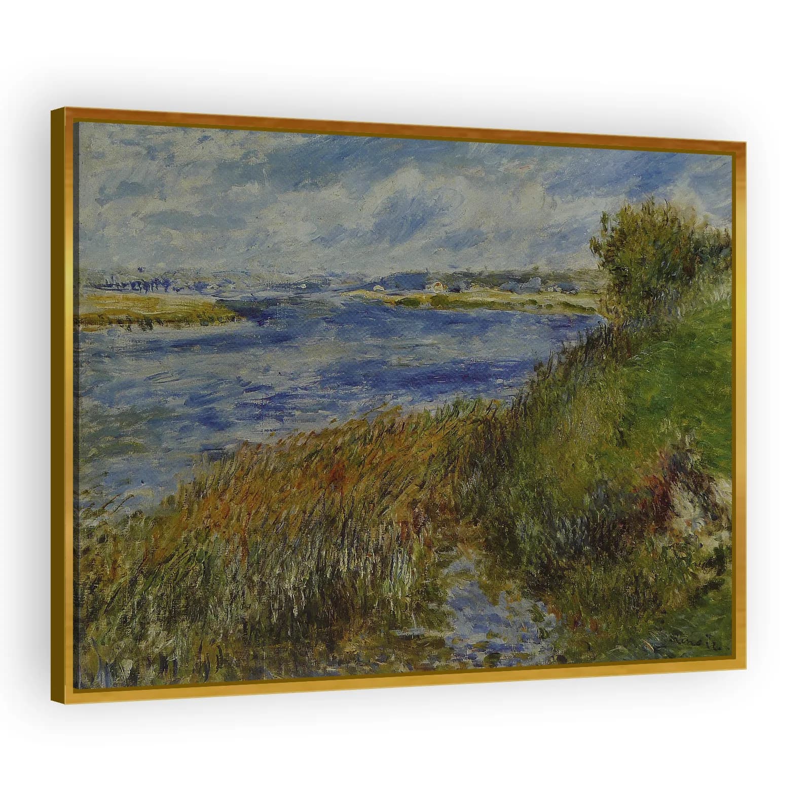 La Seine à Champrosay by Pierre Auguste Renoir - view 3 thumbnail