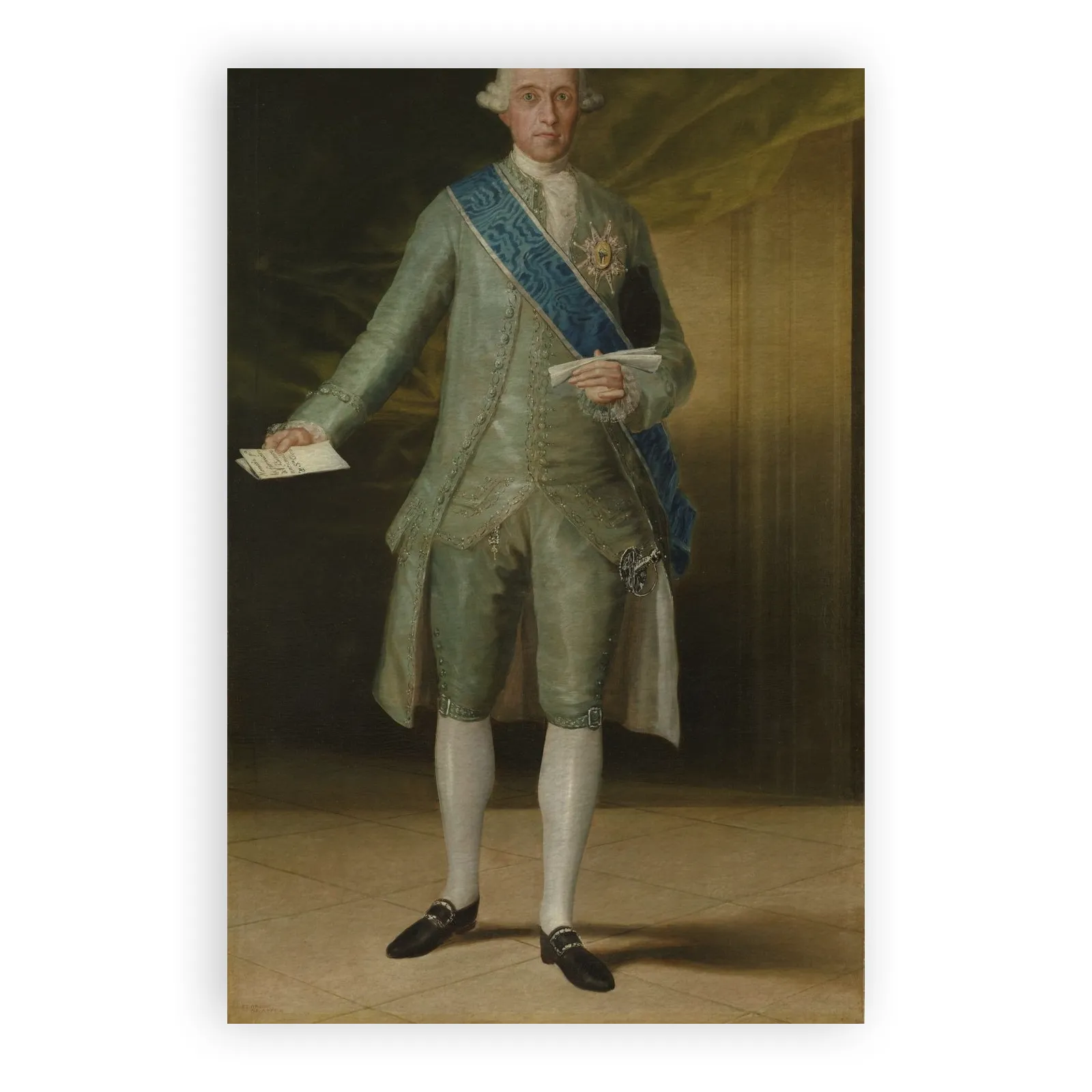 José Moñino y Redondo, Conde de Floridablanca by Francisco Goya - view 6 thumbnail