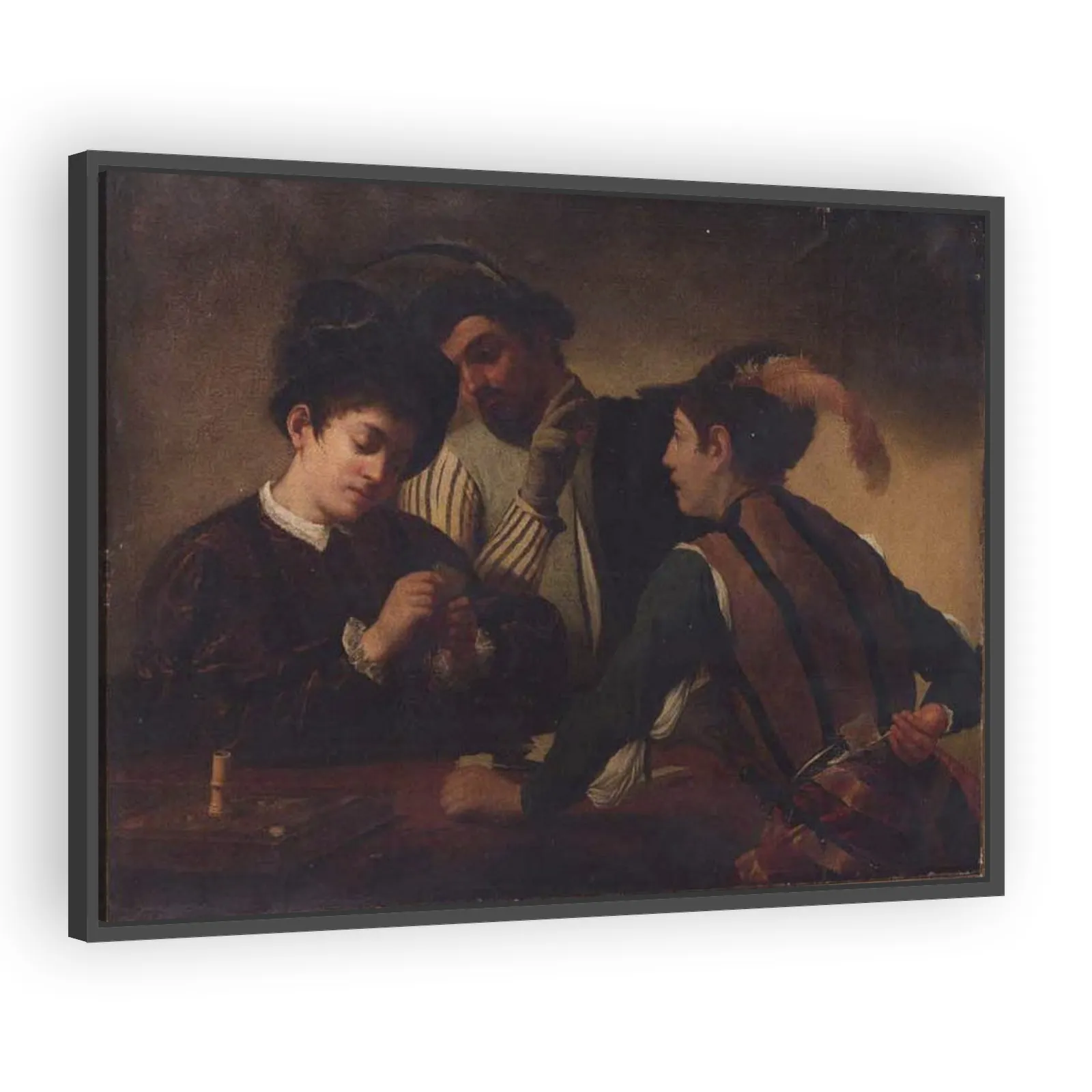 The Cardsharps by Caravaggio