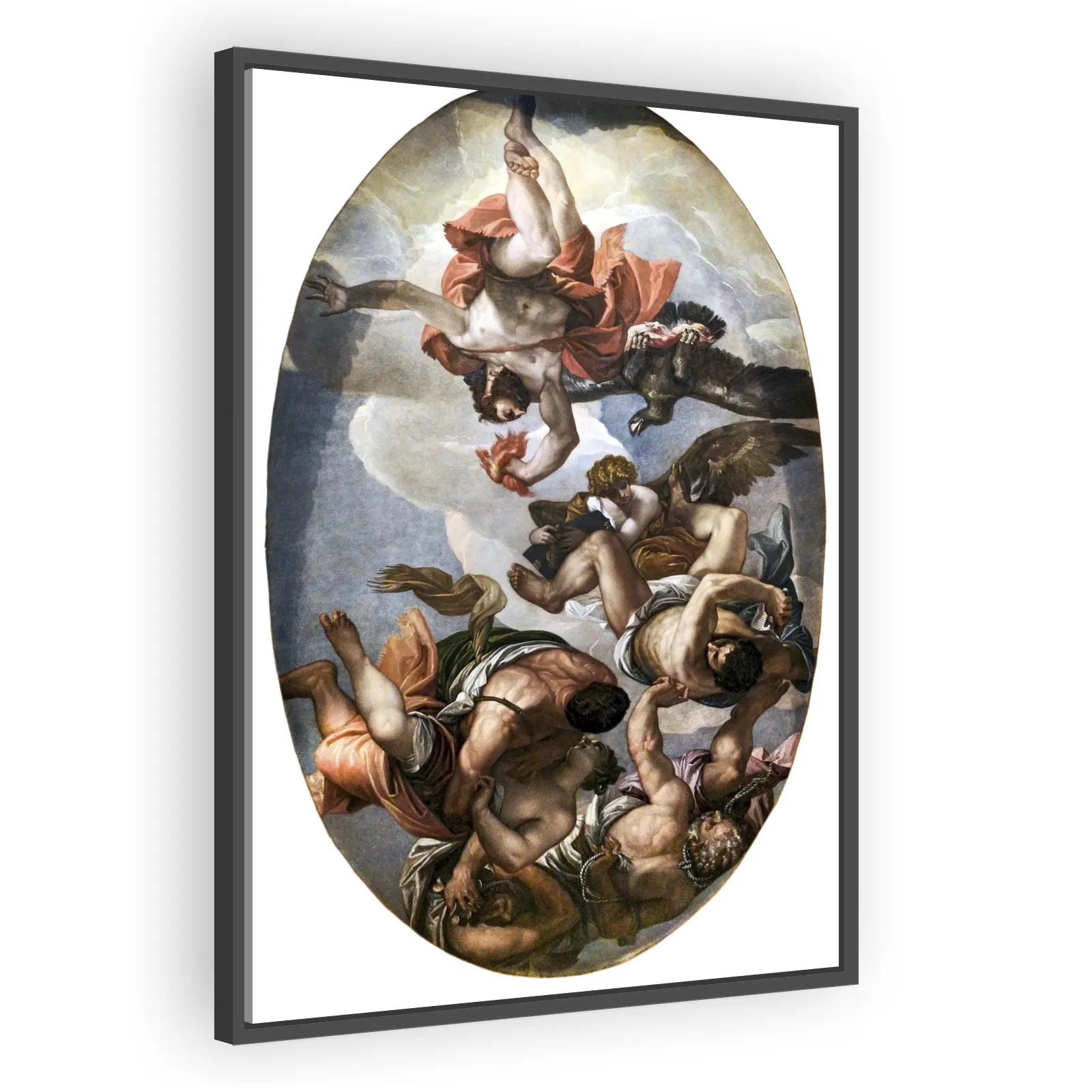 Jupiter Hurling Thunderbolts at the Vices by Paolo Veronese