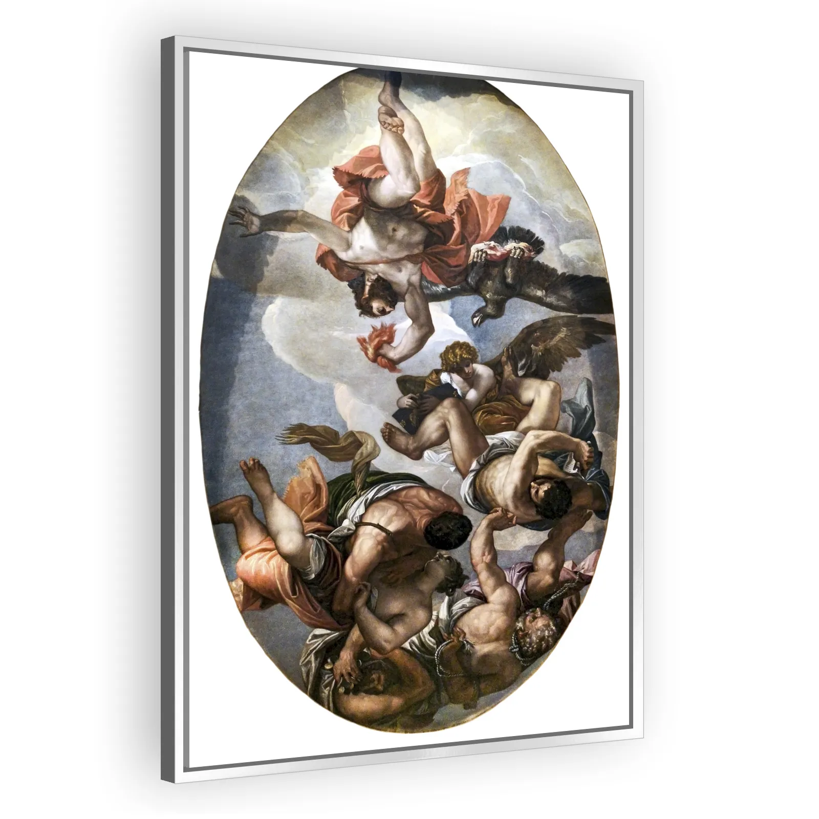 Jupiter Hurling Thunderbolts at the Vices by Paolo Veronese - view 4 thumbnail