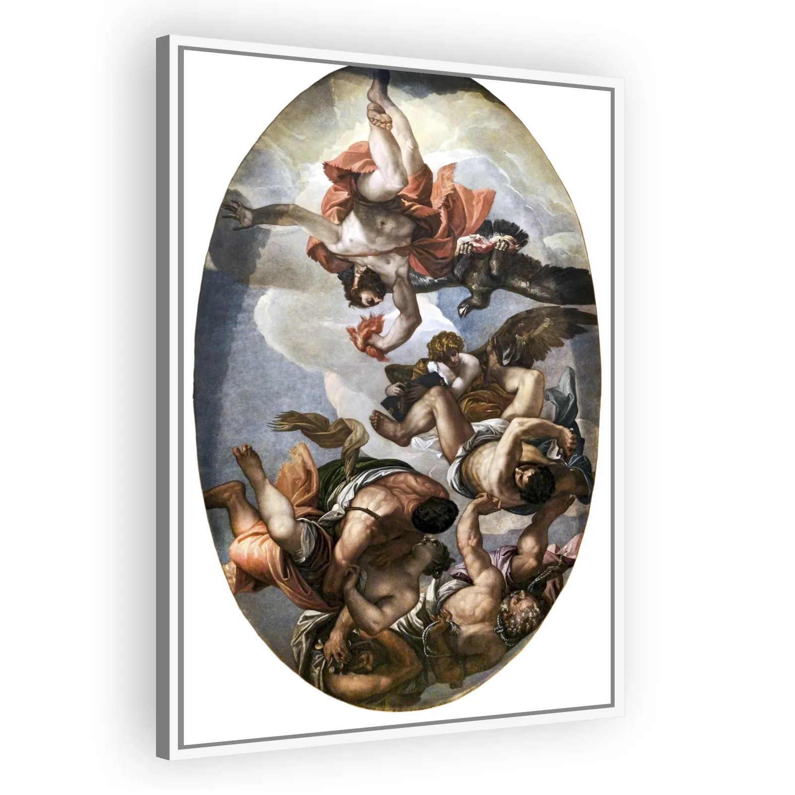 Jupiter Hurling Thunderbolts at the Vices by Paolo Veronese - view 5 thumbnail