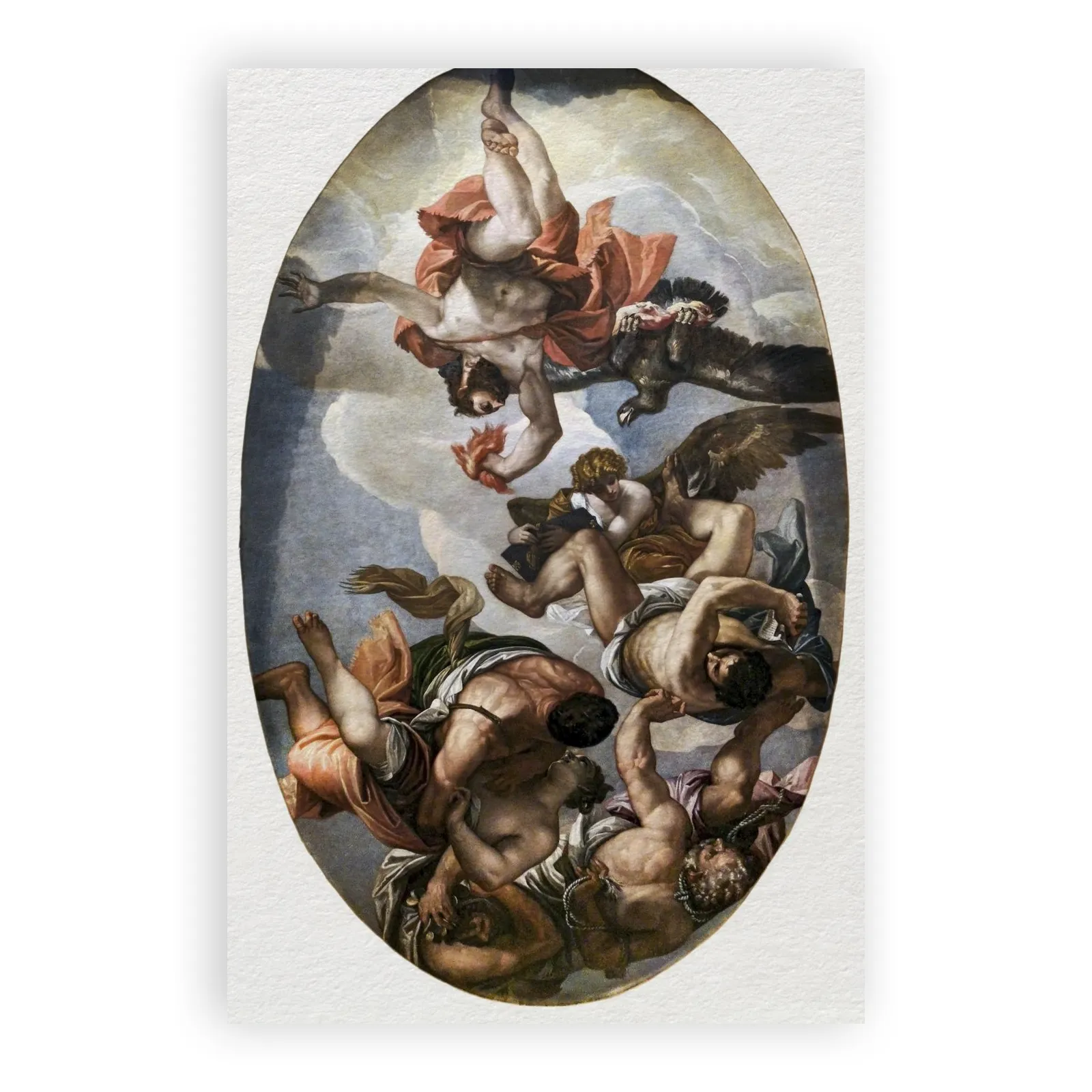 Jupiter Hurling Thunderbolts at the Vices by Paolo Veronese - view 6 thumbnail