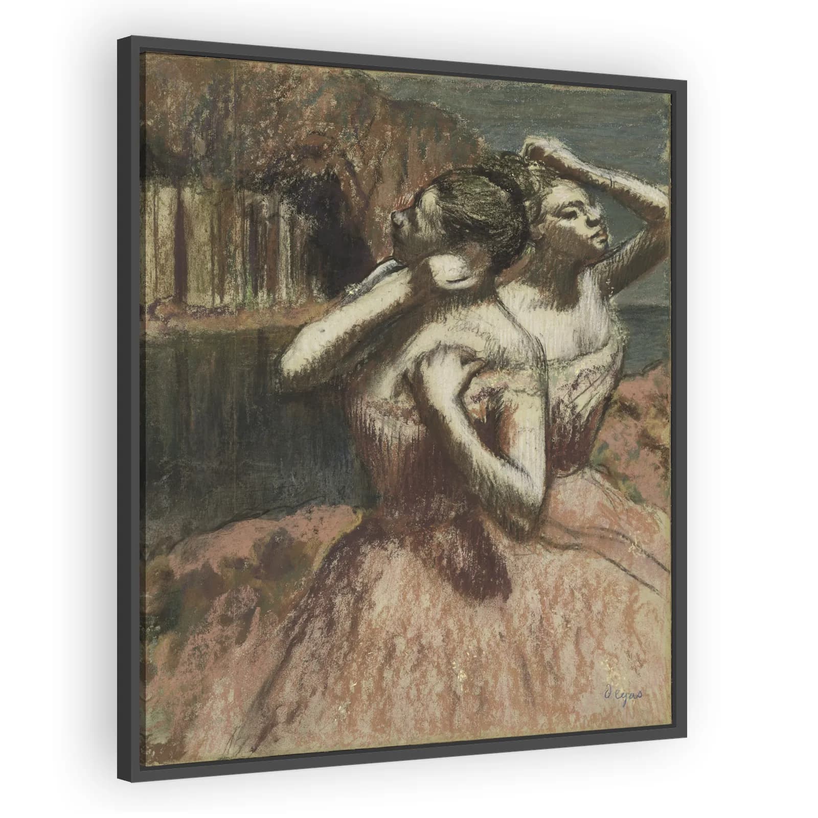 Two Dancers by Edgar Degas