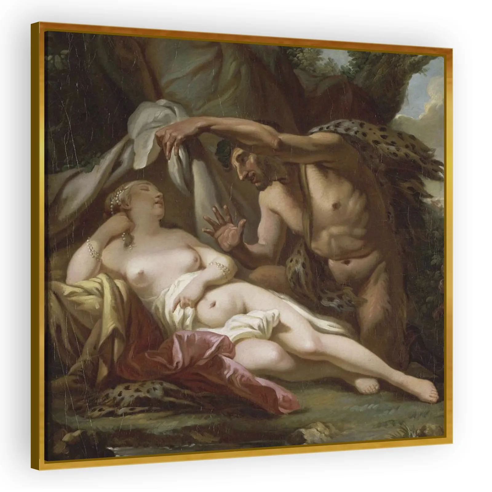 Jupiter and Antiope by Jacques Louis David - view 3 thumbnail