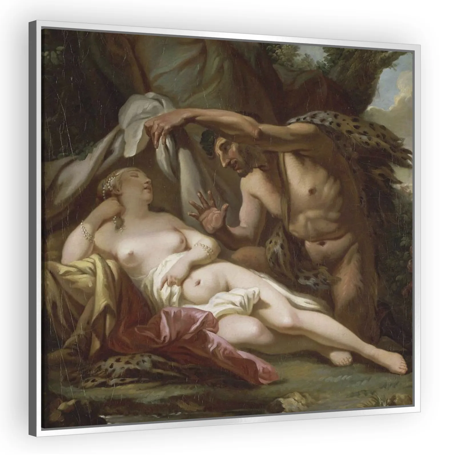 Jupiter and Antiope by Jacques Louis David - view 4 thumbnail