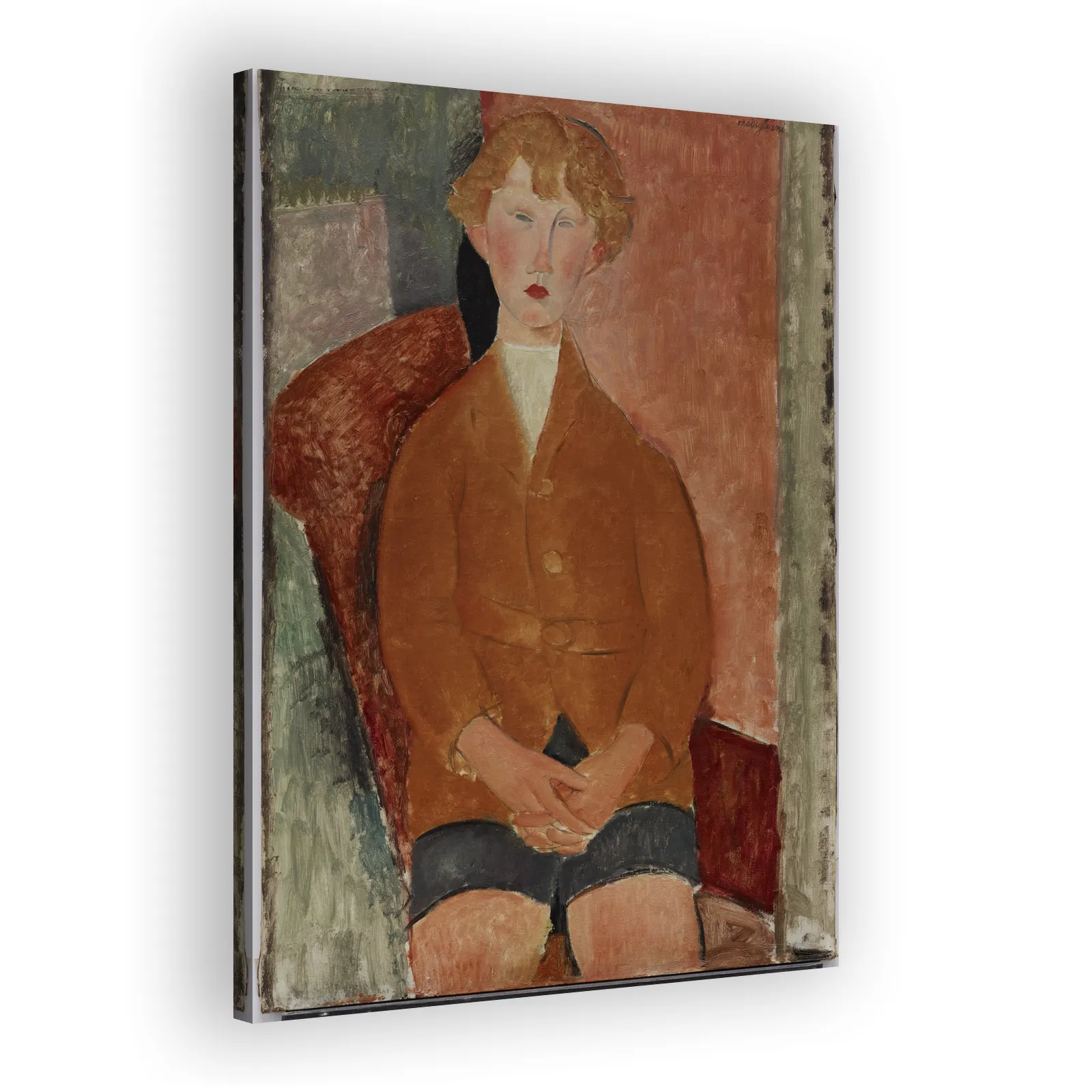 Boy in Short Pants by Amedeo Modigliani - view 2 thumbnail