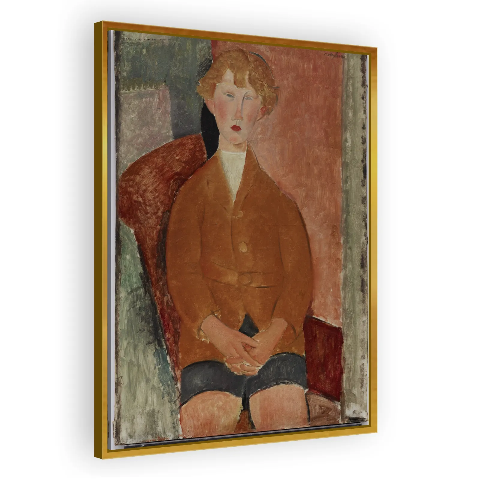 Boy in Short Pants by Amedeo Modigliani - view 3 thumbnail