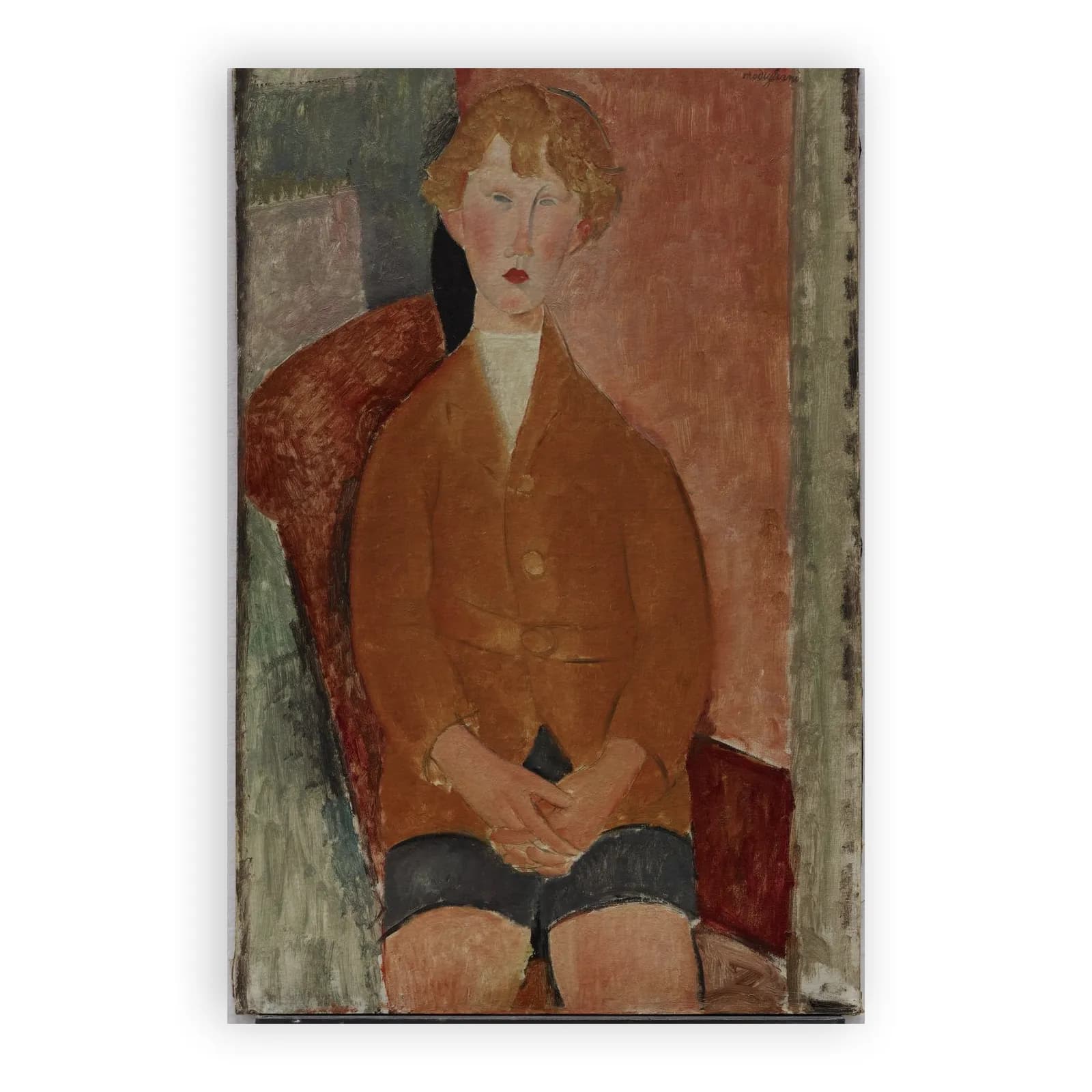Boy in Short Pants by Amedeo Modigliani - view 6 thumbnail