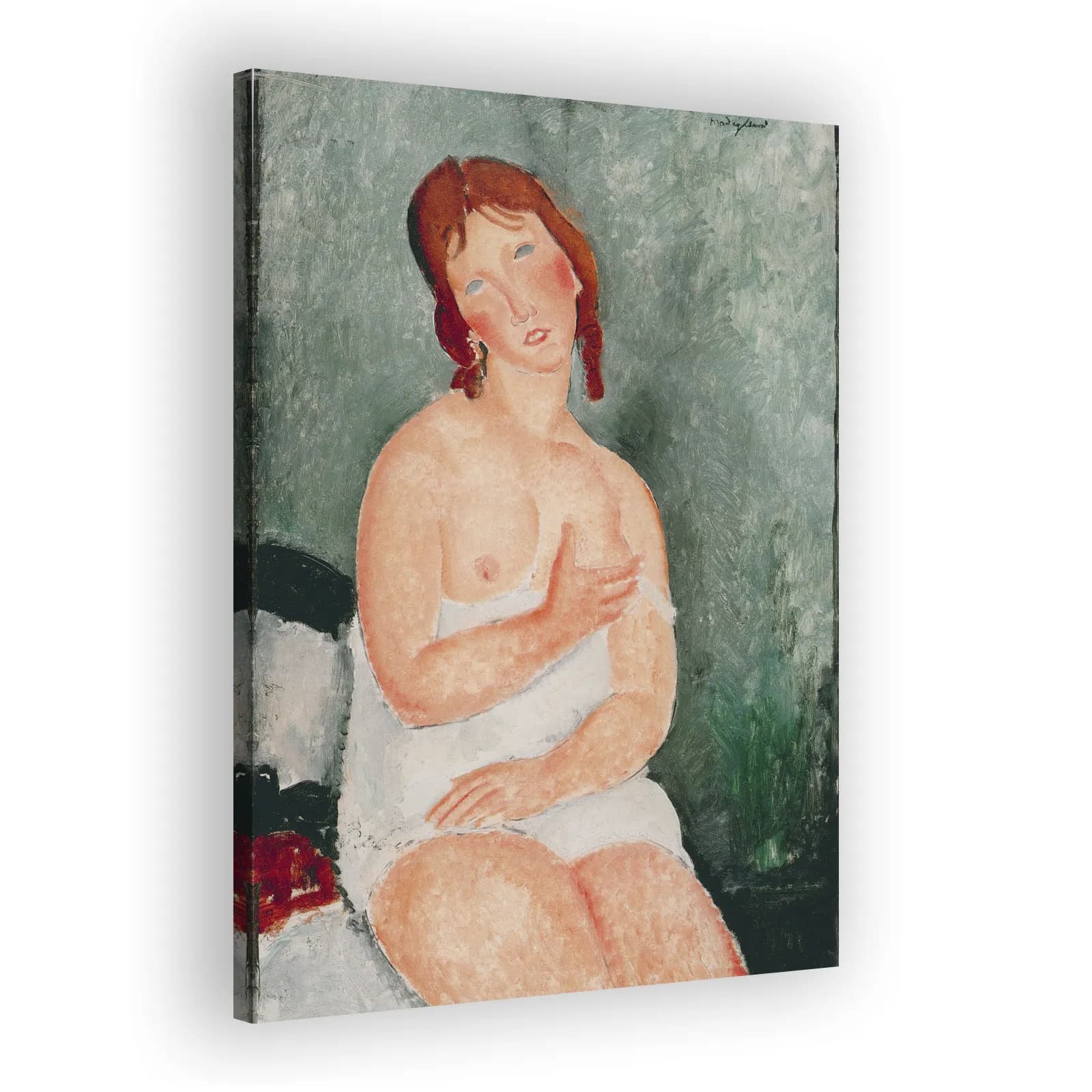 Young Woman in a Shirt by Amedeo Modigliani - view 2 thumbnail
