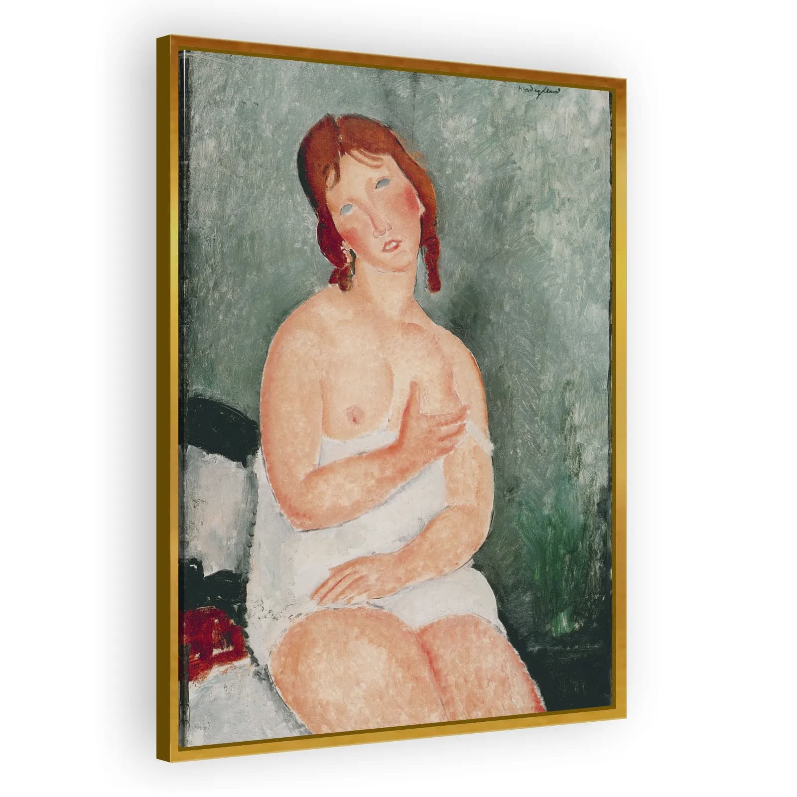 Young Woman in a Shirt by Amedeo Modigliani - view 3 thumbnail