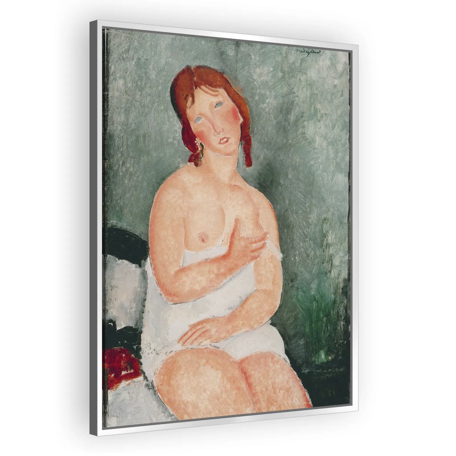 Young Woman in a Shirt by Amedeo Modigliani - view 4 thumbnail