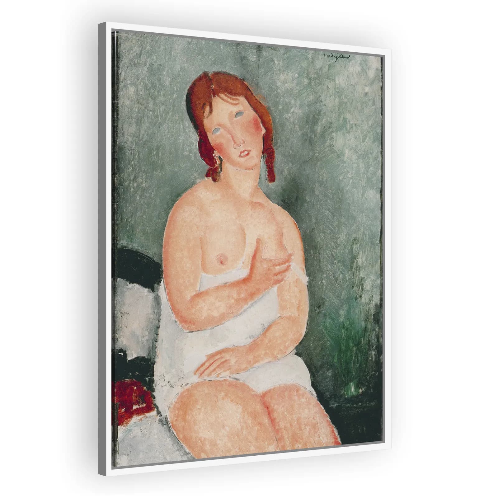 Young Woman in a Shirt by Amedeo Modigliani - view 5 thumbnail