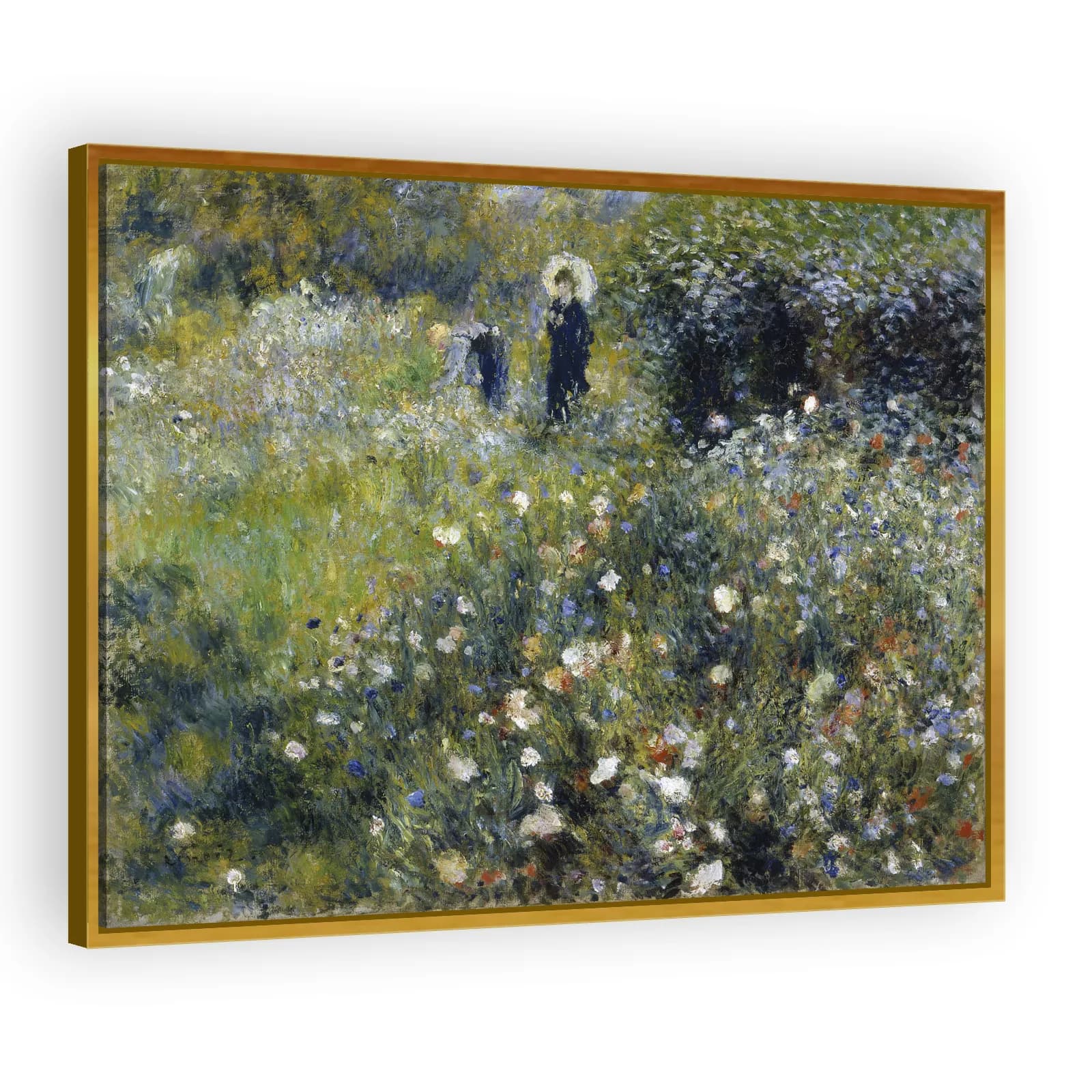 Woman with a Parasol in a Garden by Pierre Auguste Renoir - view 3 thumbnail