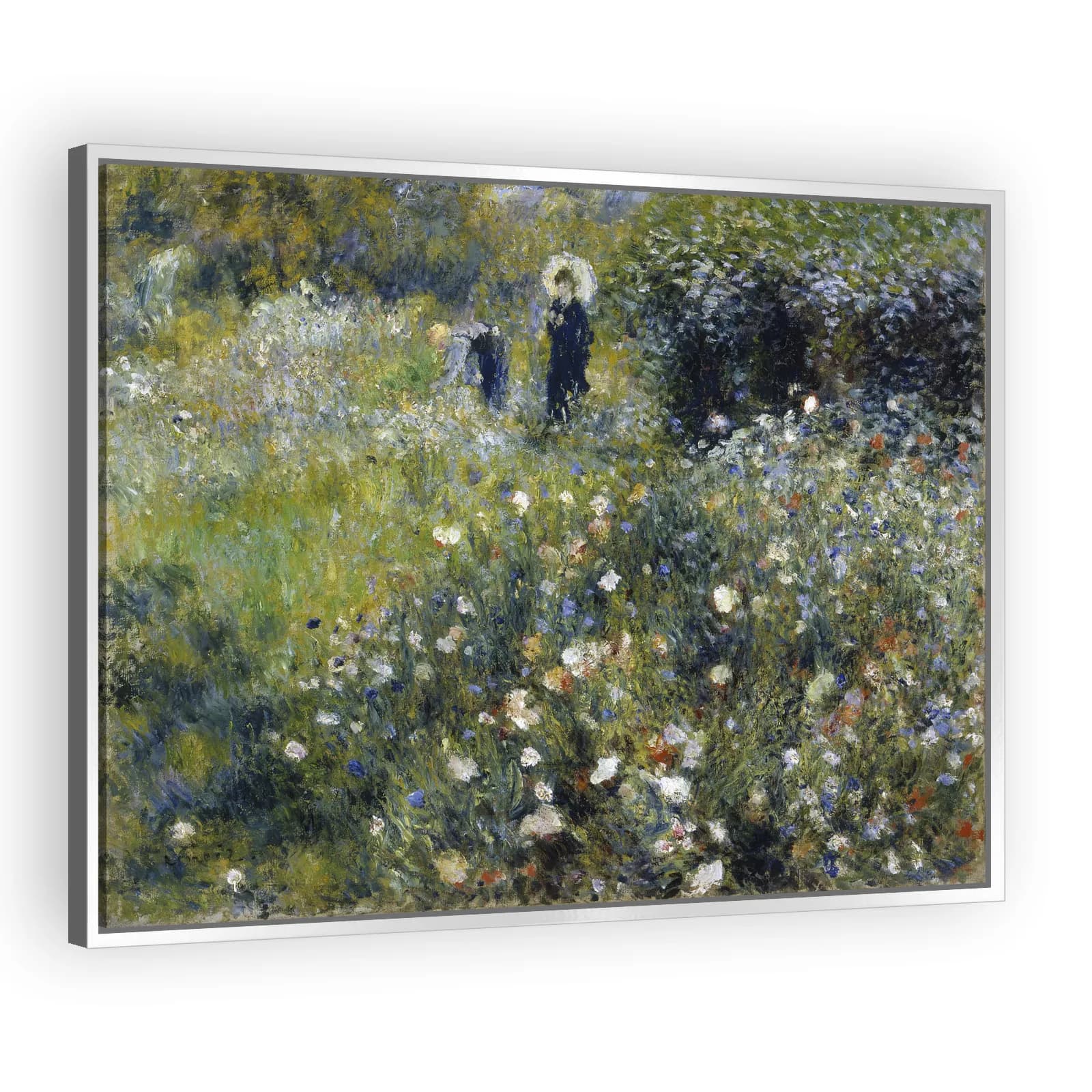 Woman with a Parasol in a Garden by Pierre Auguste Renoir - view 4 thumbnail