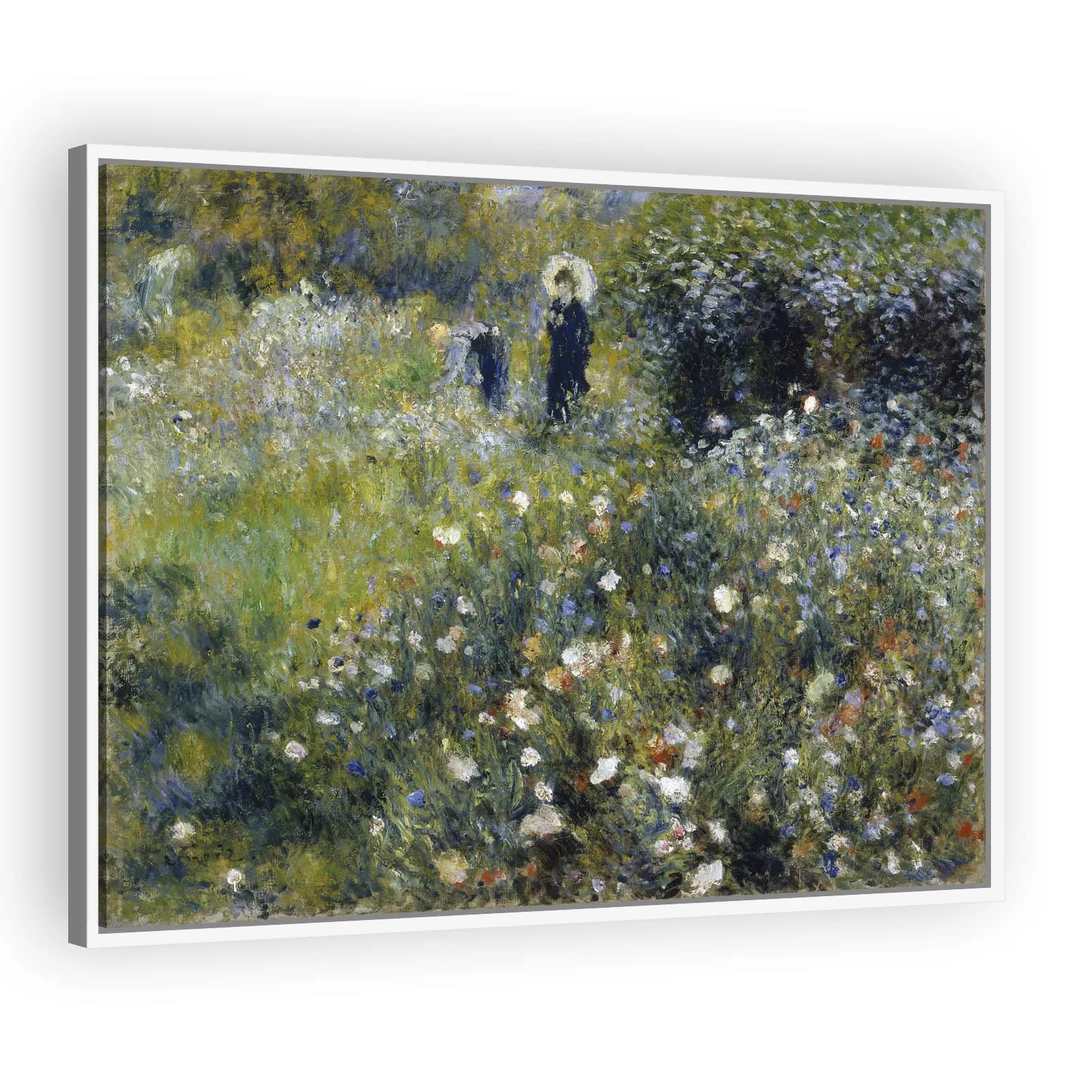 Woman with a Parasol in a Garden by Pierre Auguste Renoir - view 5 thumbnail