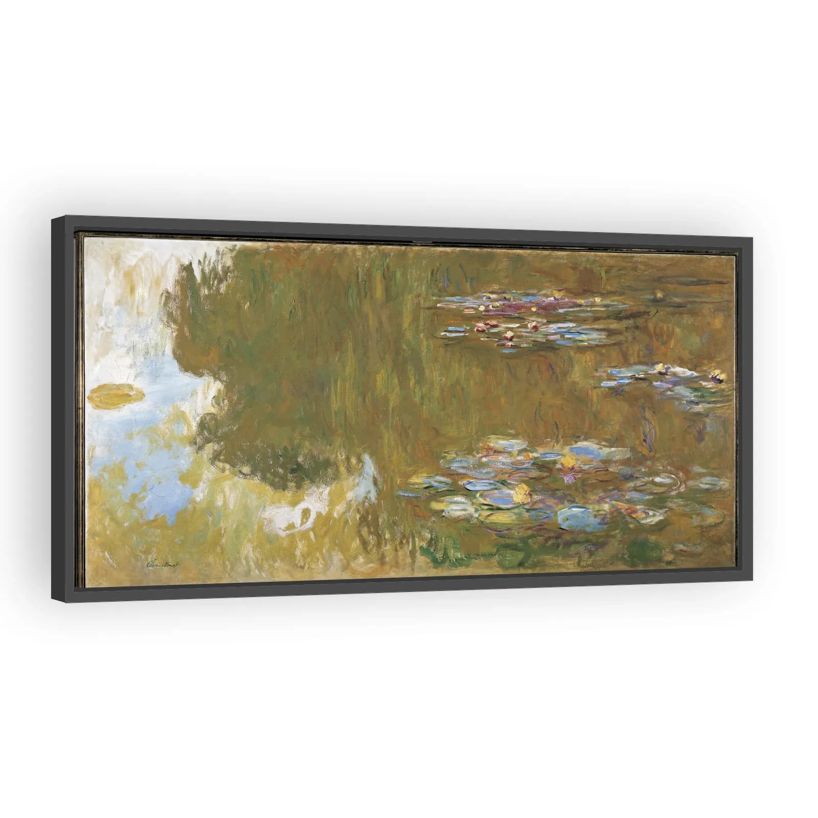 The Water Lily Pond by Claude Monet