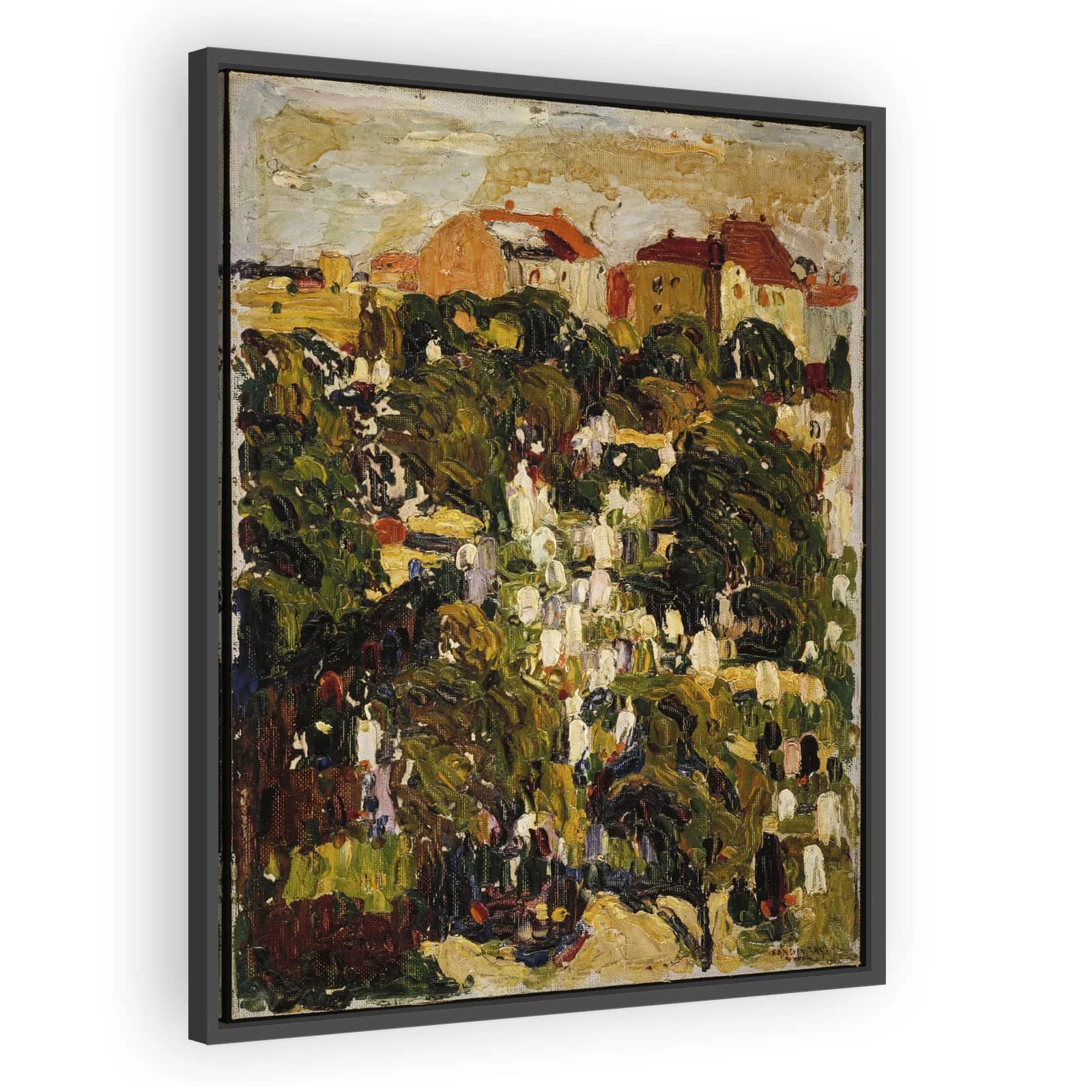 Munich, North Cemetery by Wassily Kandinsky