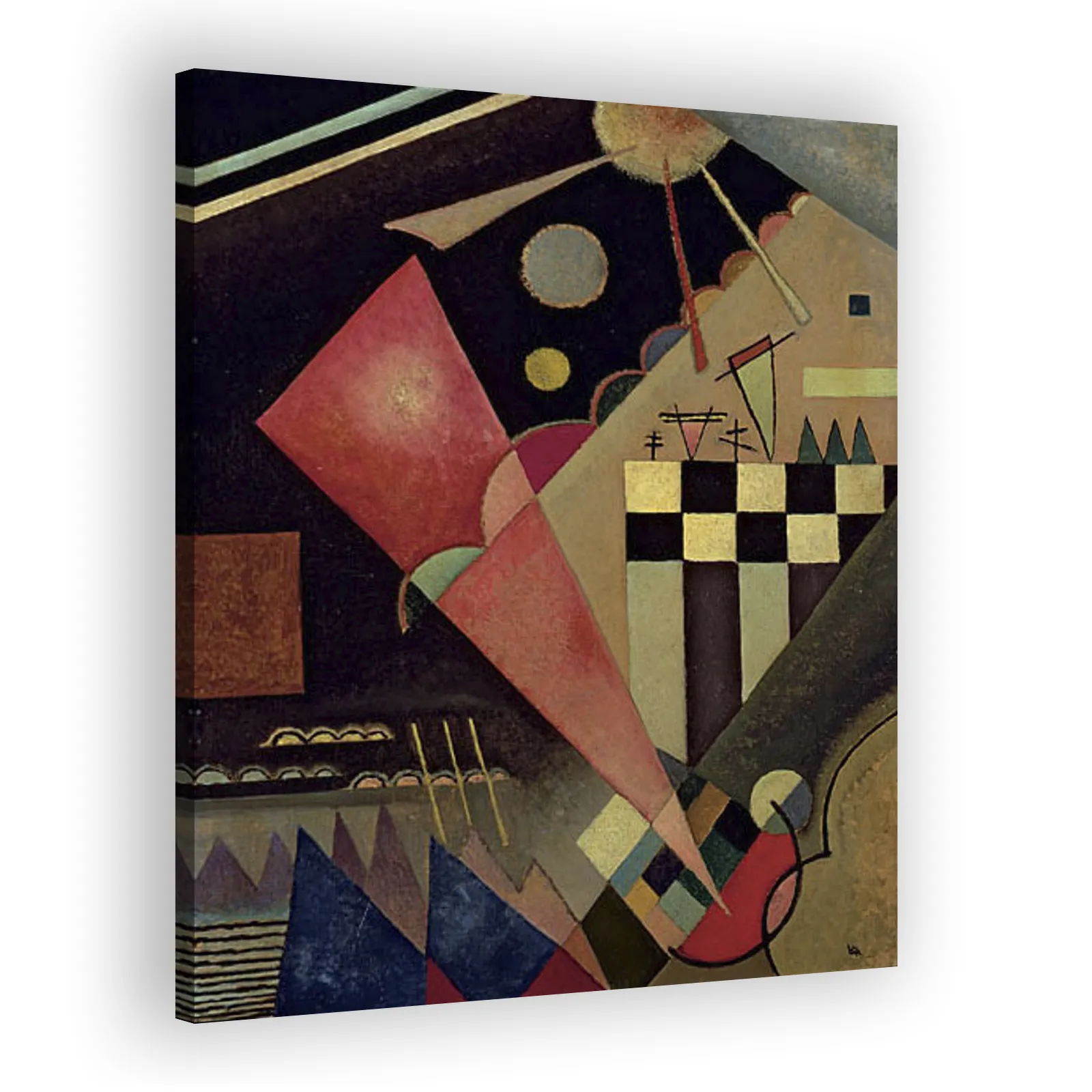 Sharp-Quiet Pink by Wassily Kandinsky - view 2 thumbnail