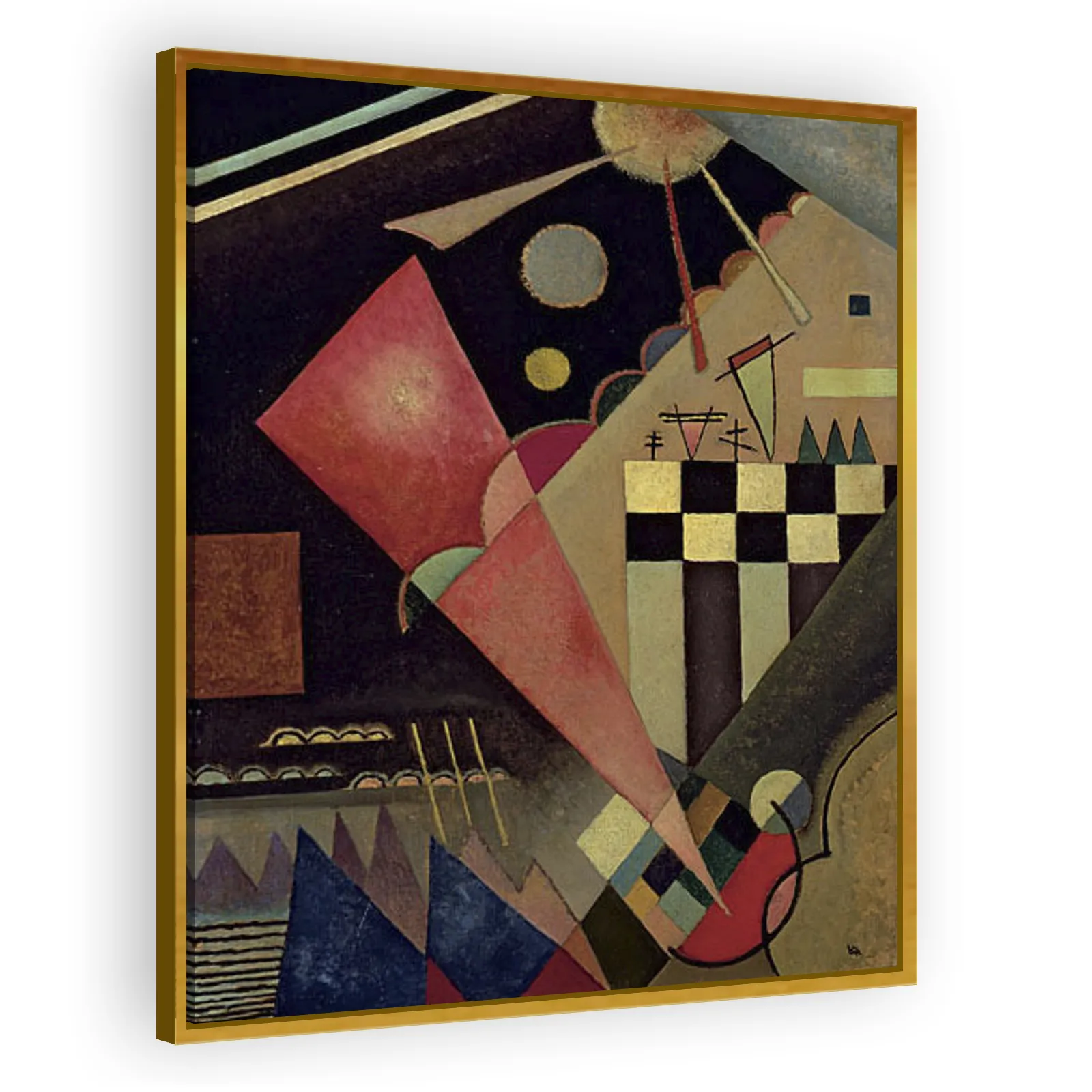 Sharp-Quiet Pink by Wassily Kandinsky - view 3 thumbnail