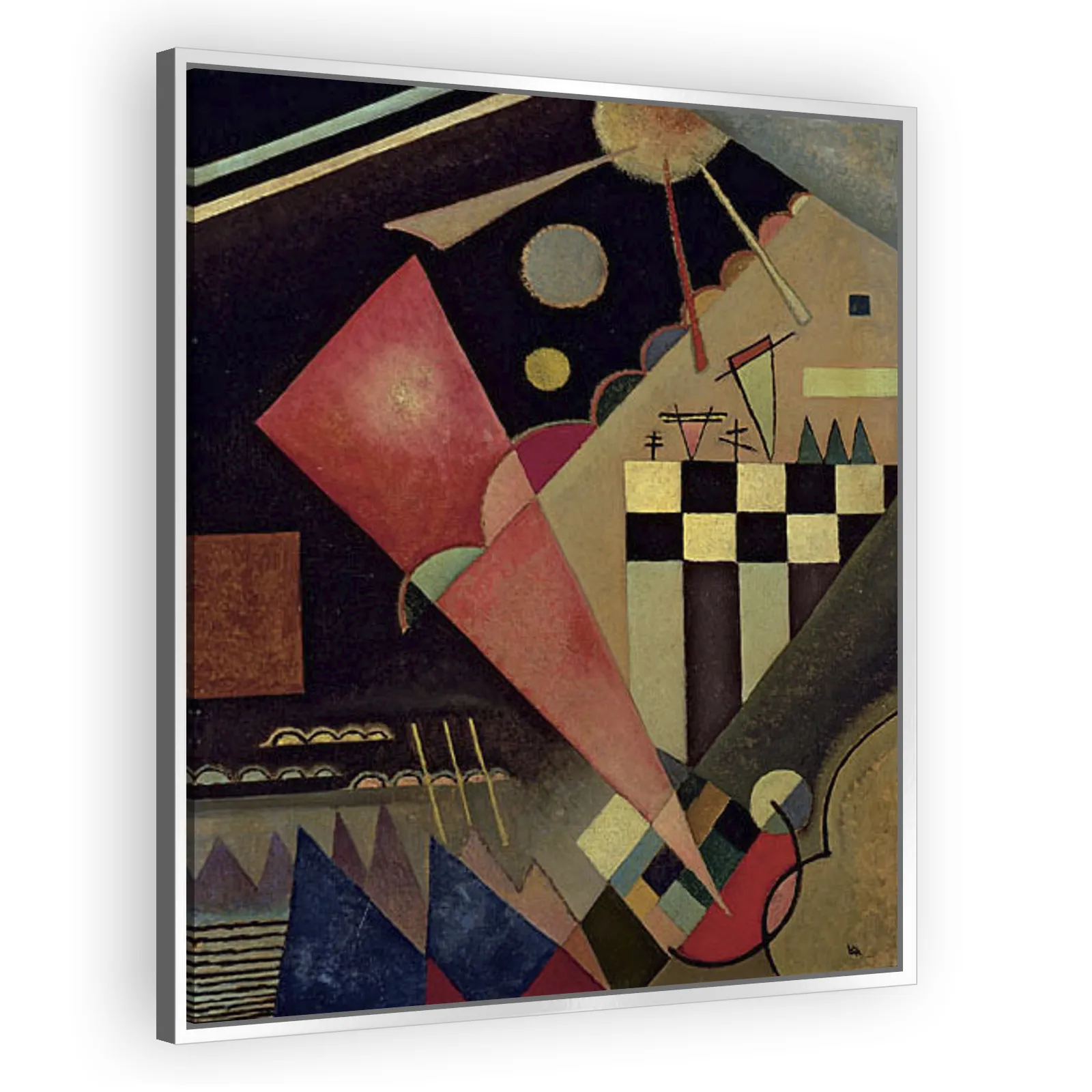Sharp-Quiet Pink by Wassily Kandinsky - view 4 thumbnail