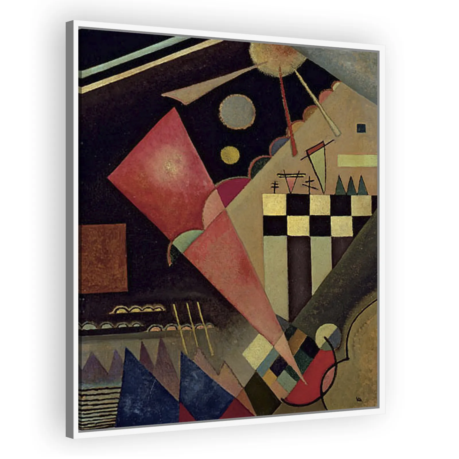 Sharp-Quiet Pink by Wassily Kandinsky - view 5 thumbnail