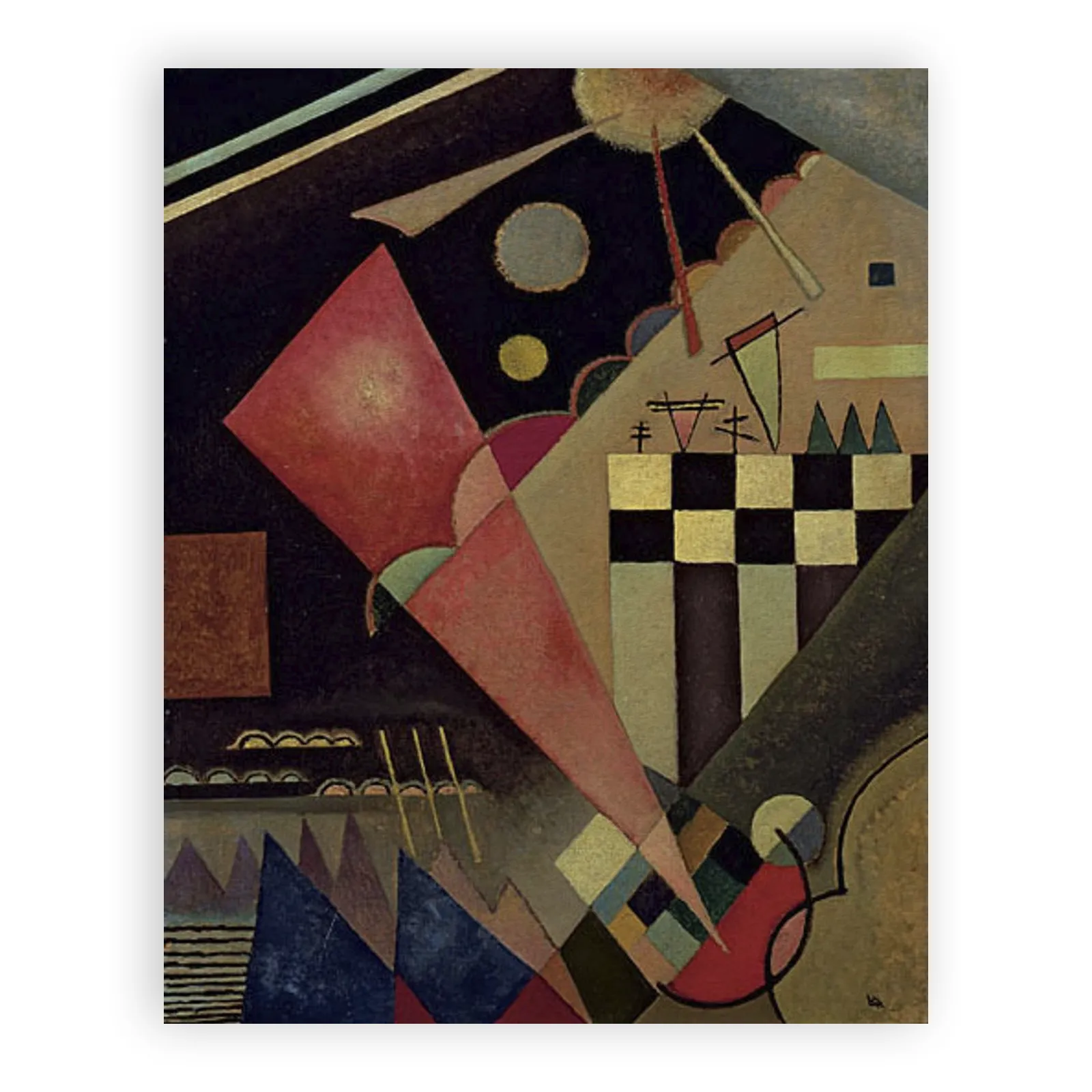 Sharp-Quiet Pink by Wassily Kandinsky - view 6 thumbnail