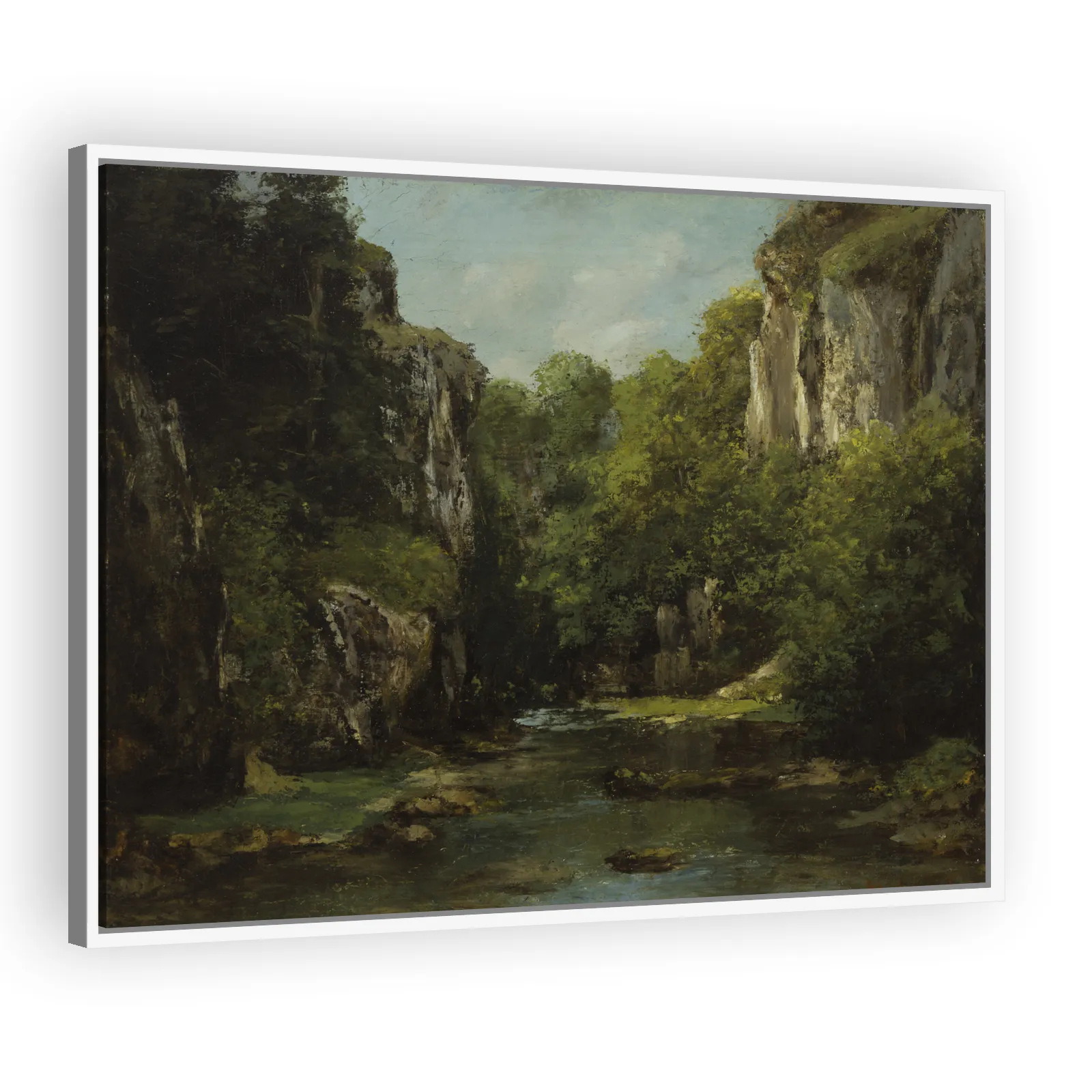 The Stream of the Black Well by Gustave Courbet - view 5 thumbnail
