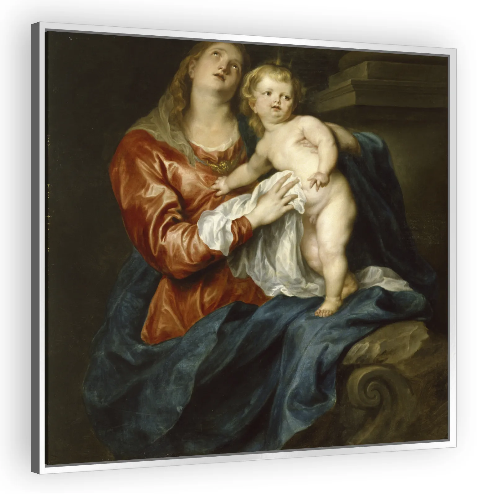 Virgin and Child by Anthony Van Dyck - view 4 thumbnail