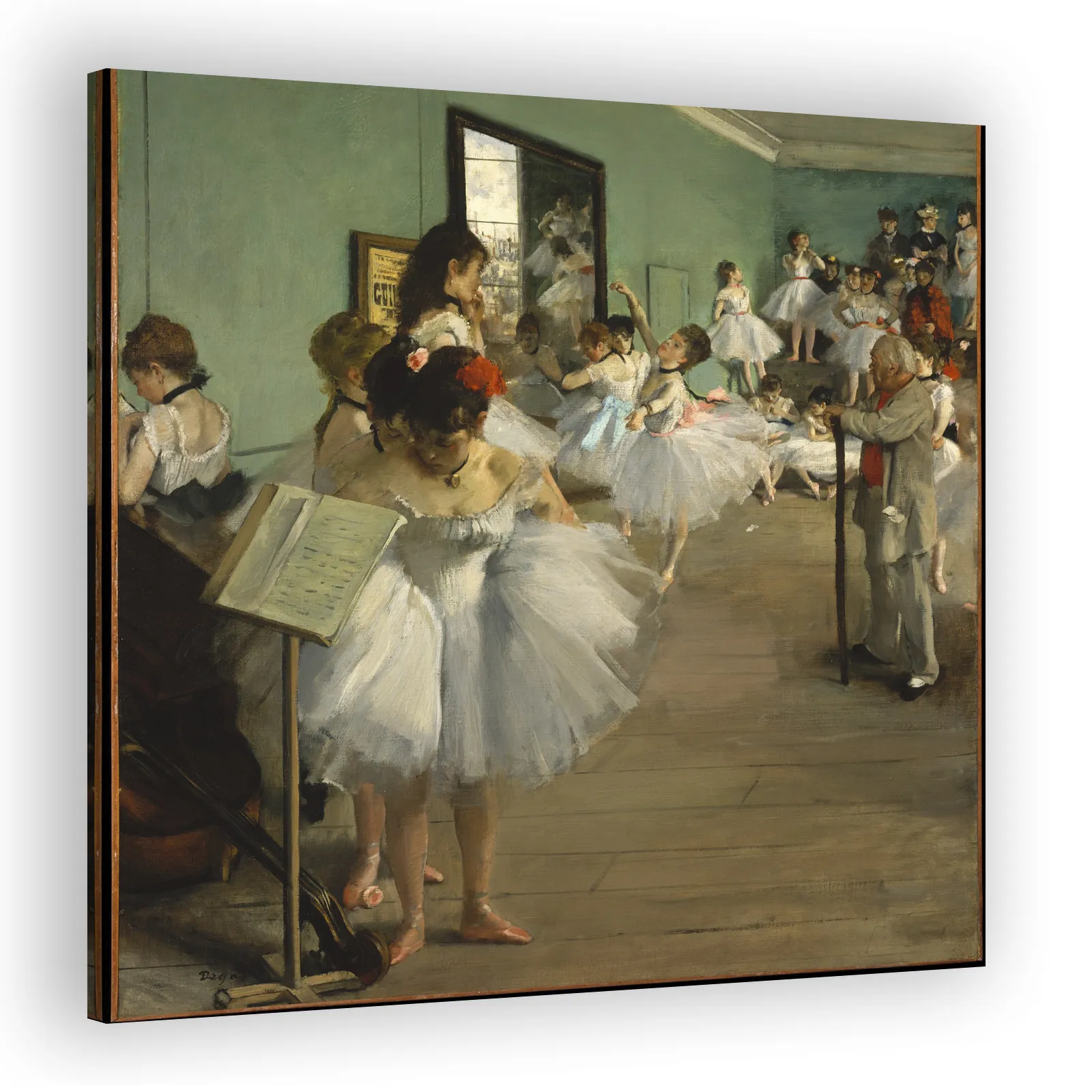 The Dance Class by Edgar Degas - view 2 thumbnail
