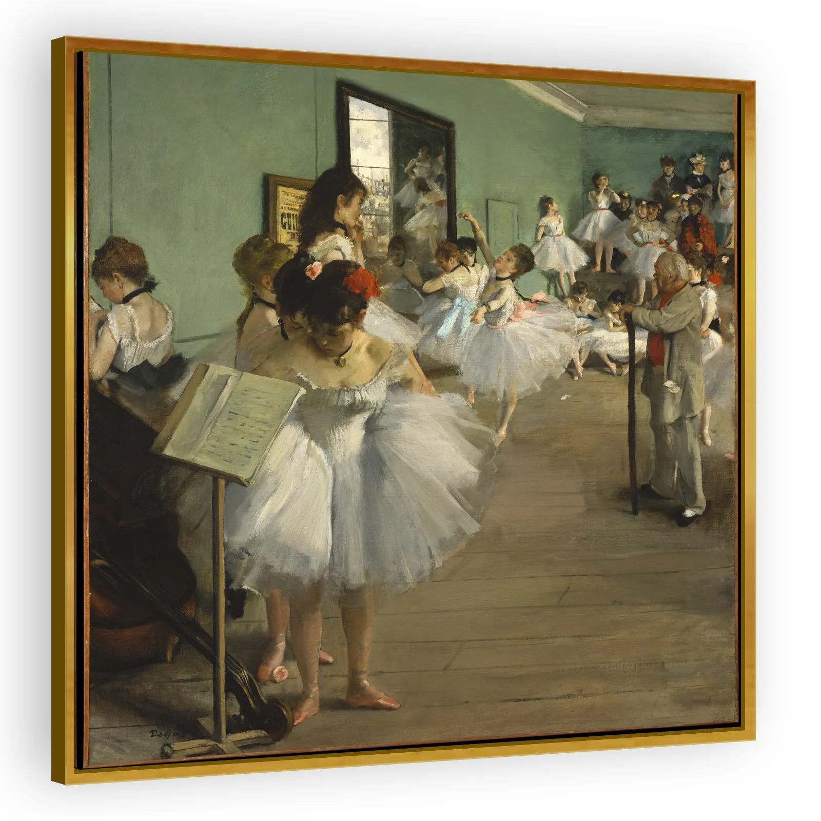 The Dance Class by Edgar Degas - view 3 thumbnail