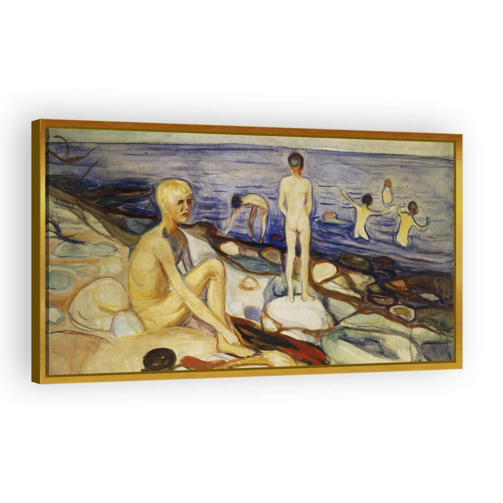 Bathing Boys by Edvard Munch - view 3 thumbnail