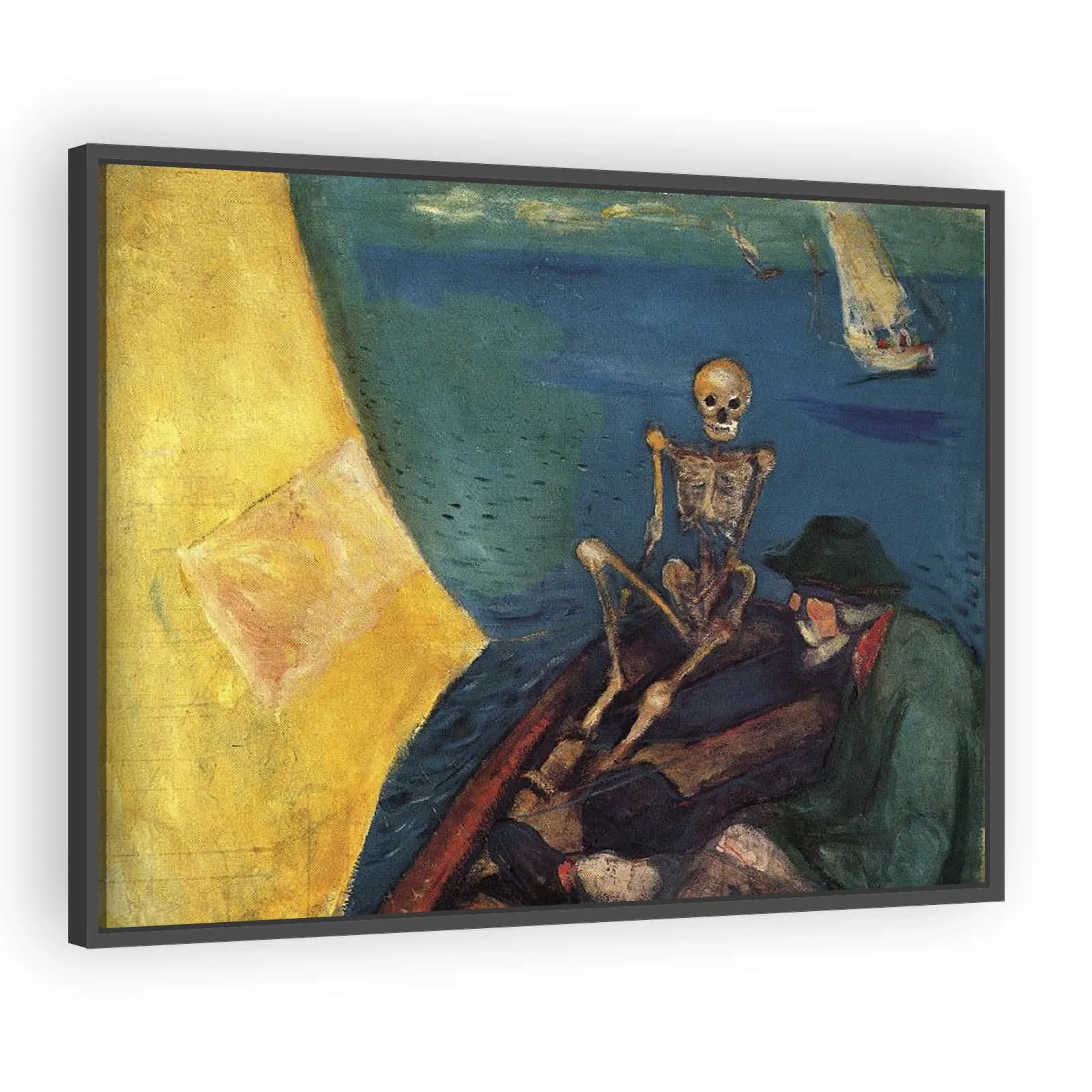Death at the Helm by Edvard Munch