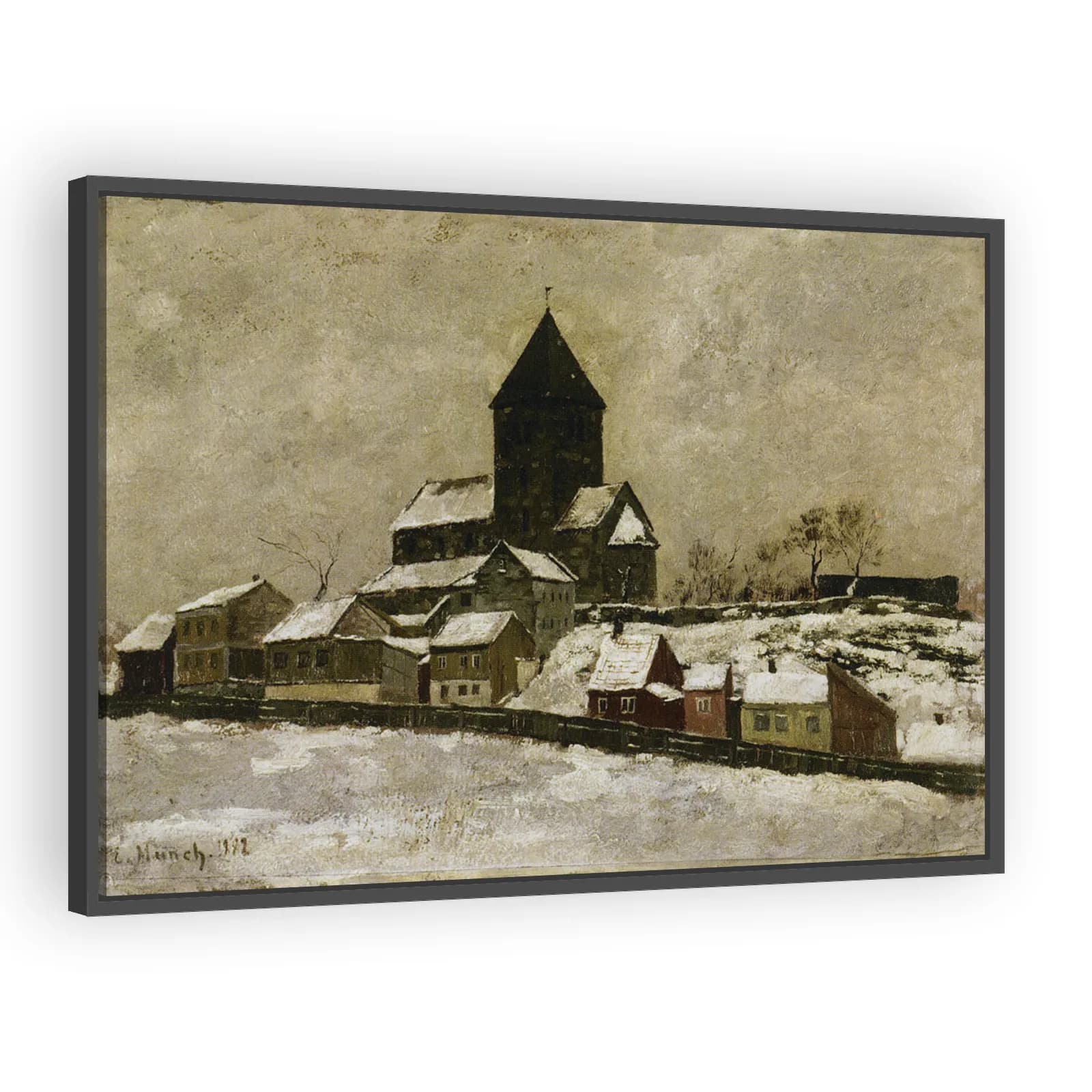 Gamle Aker Church by Edvard Munch