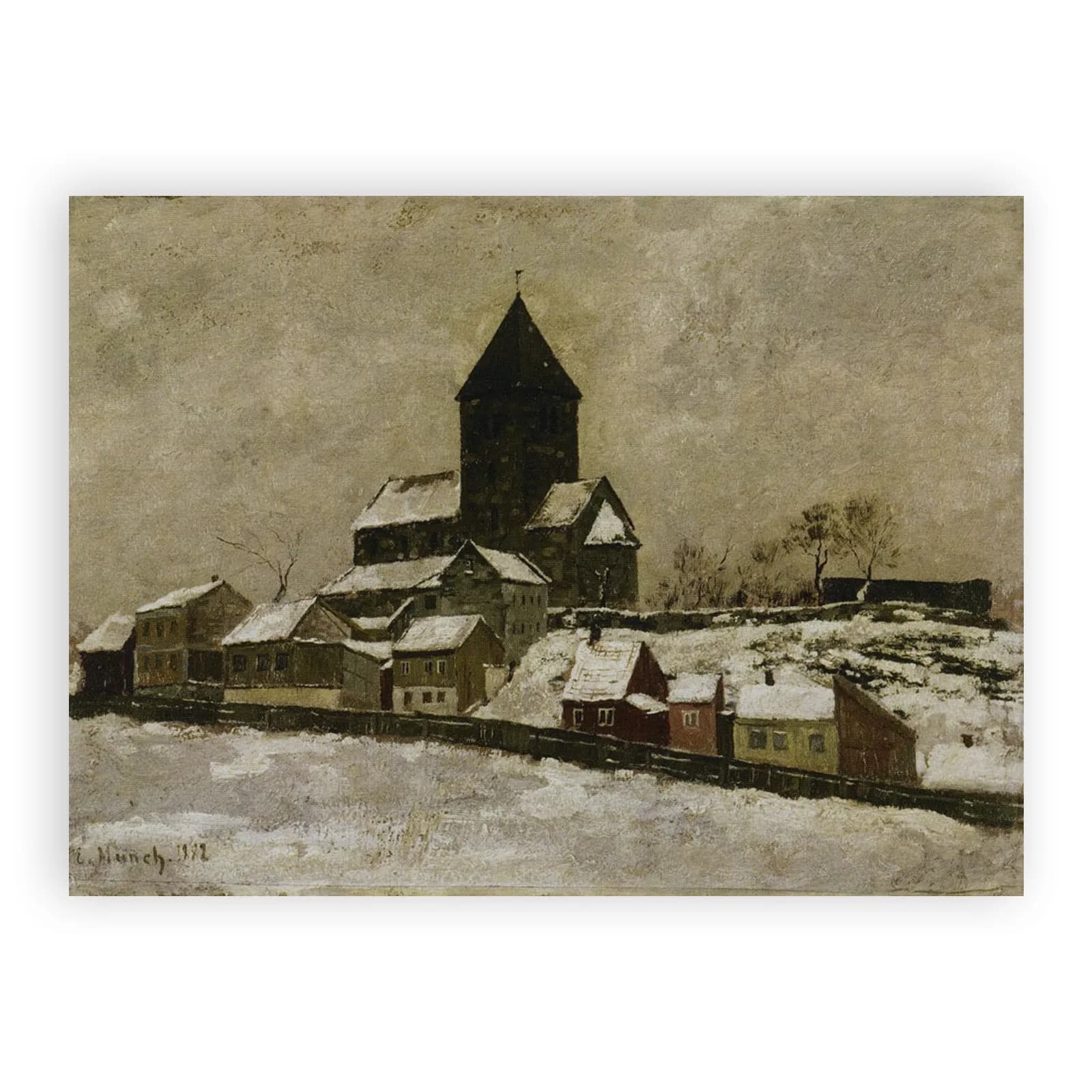 Gamle Aker Church by Edvard Munch - view 6 thumbnail