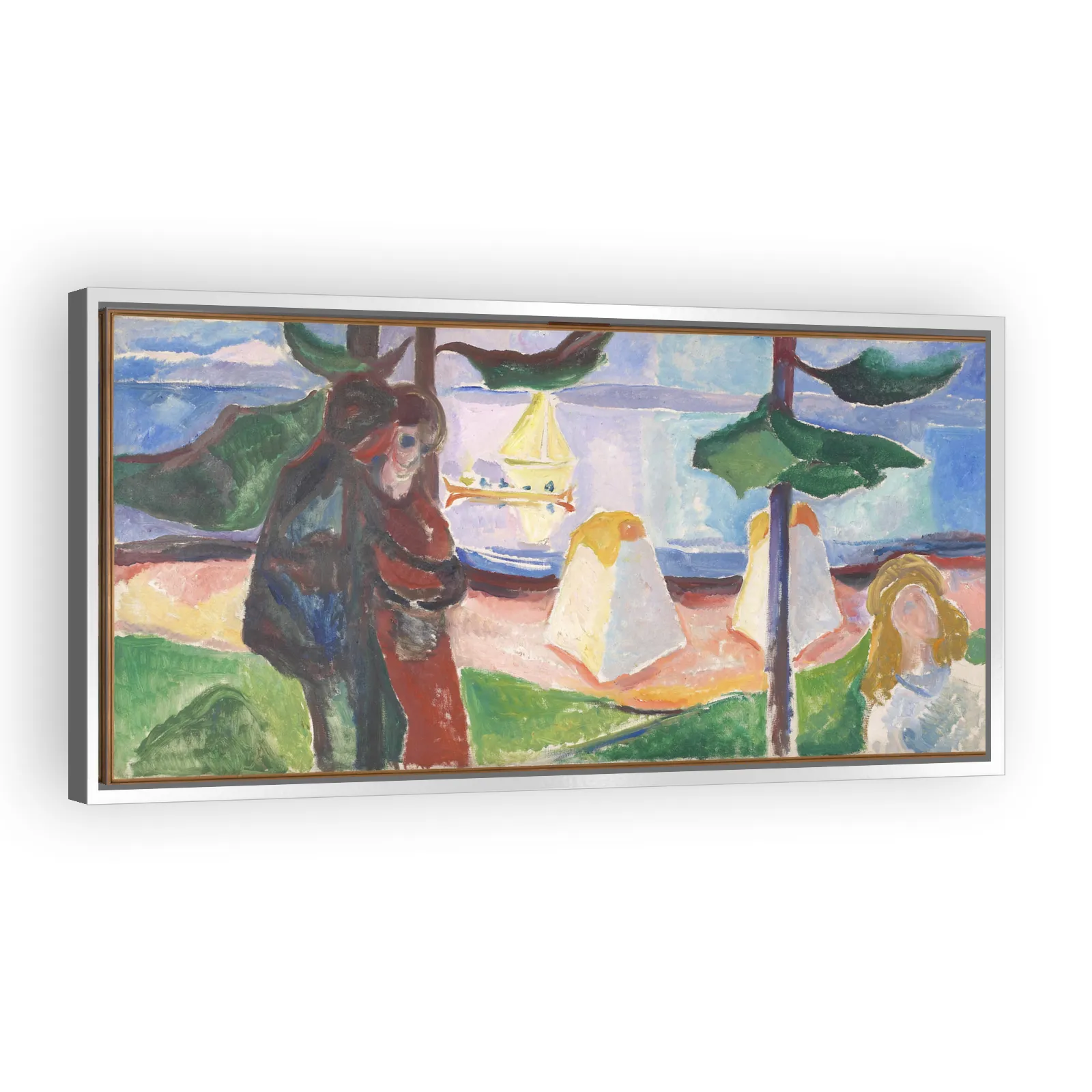 Groups of People on the Beach by Edvard Munch - view 4 thumbnail