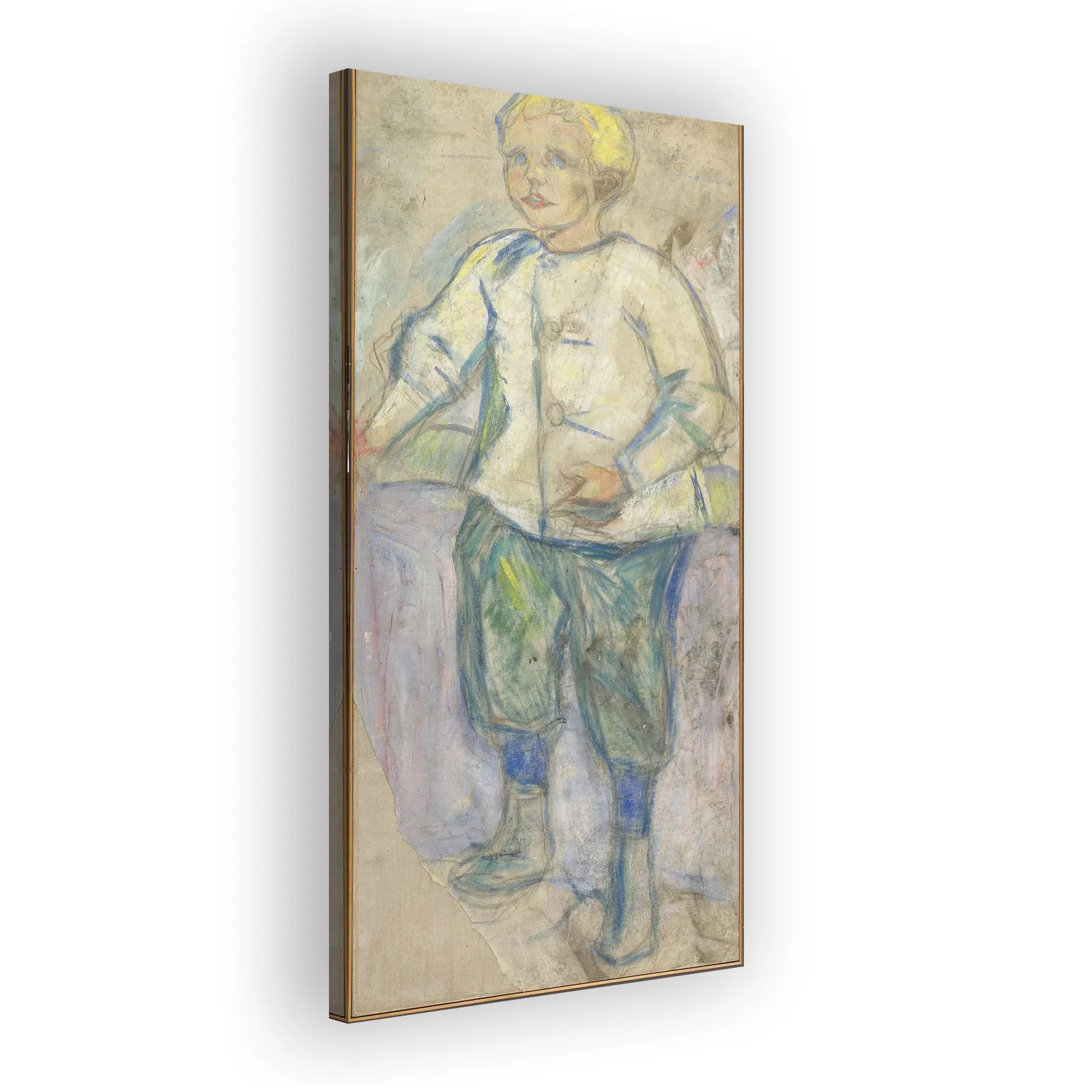 History: Study for the Boy by Edvard Munch - view 2 thumbnail