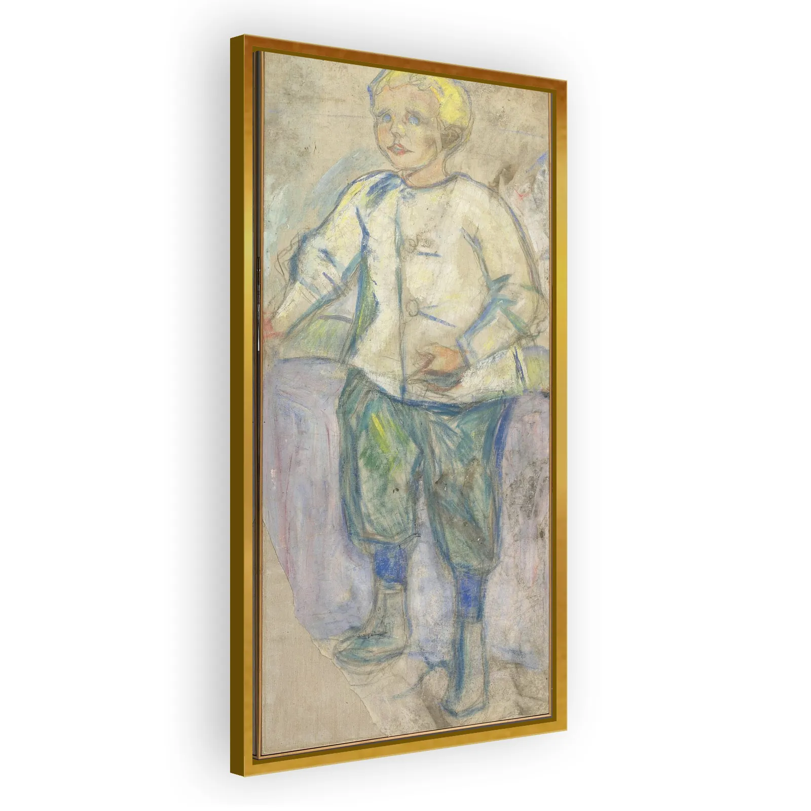 History: Study for the Boy by Edvard Munch - view 3 thumbnail