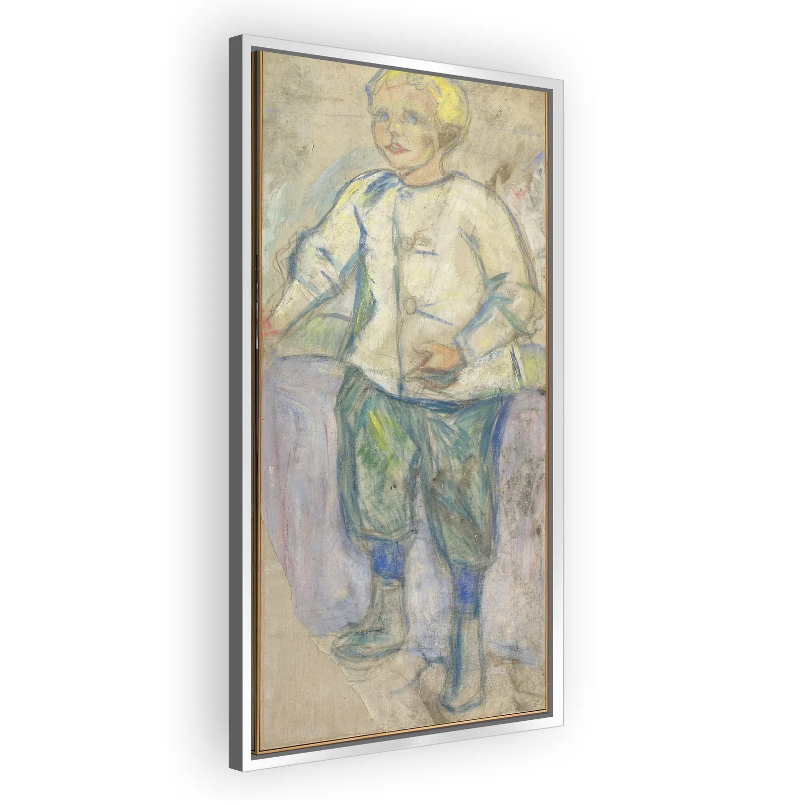 History: Study for the Boy by Edvard Munch - view 4 thumbnail