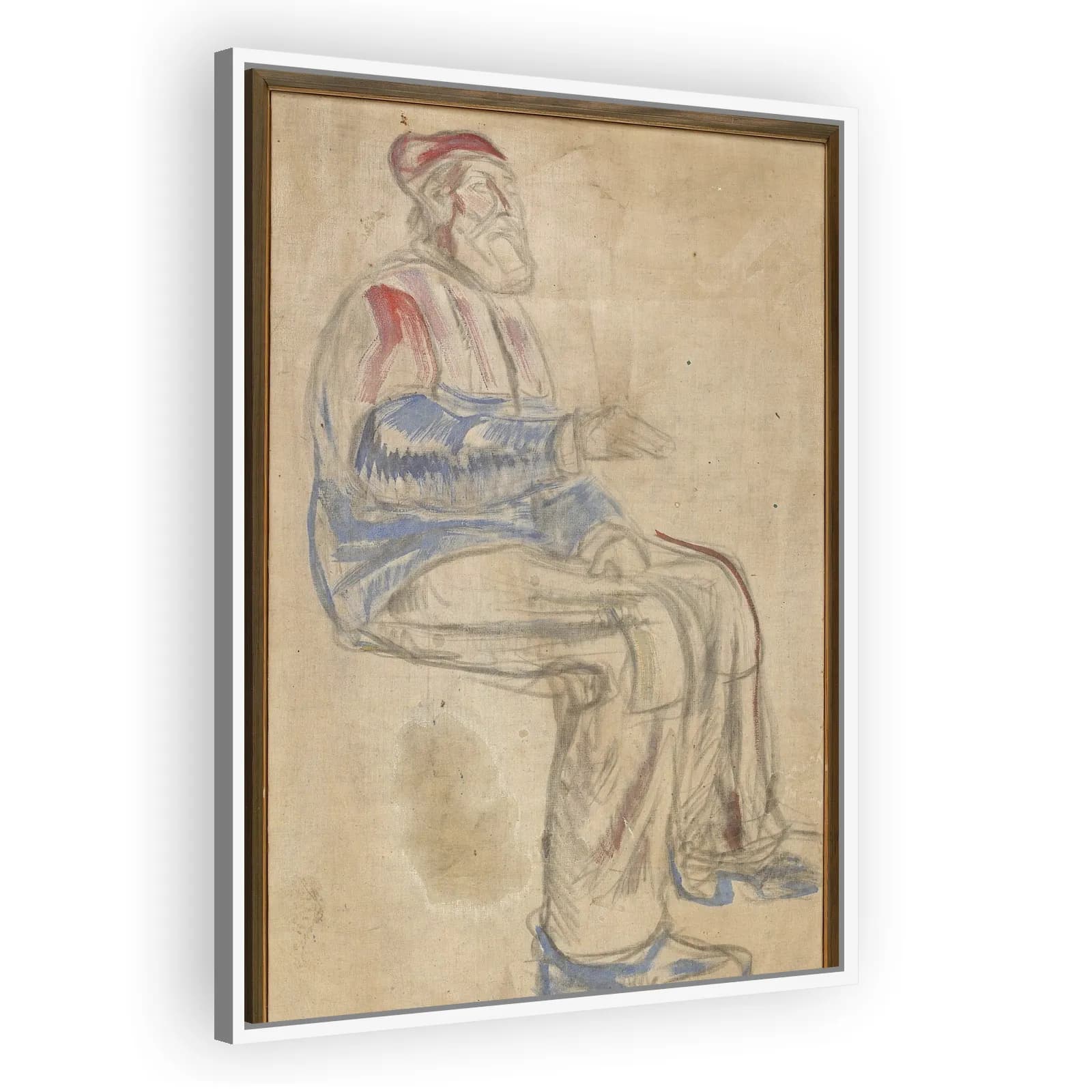 History: Study for the Old Man by Edvard Munch - view 5 thumbnail