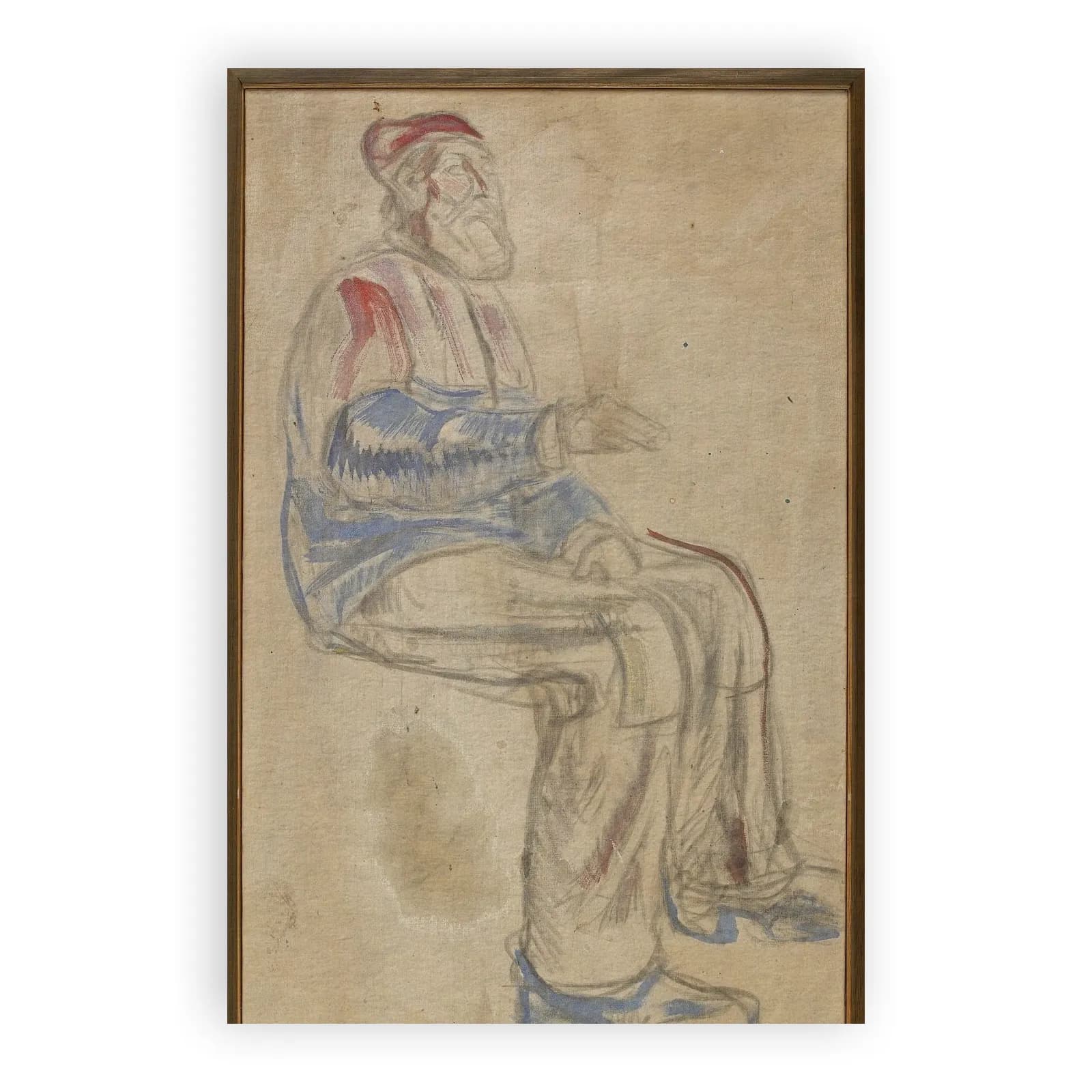 History: Study for the Old Man by Edvard Munch - view 6 thumbnail