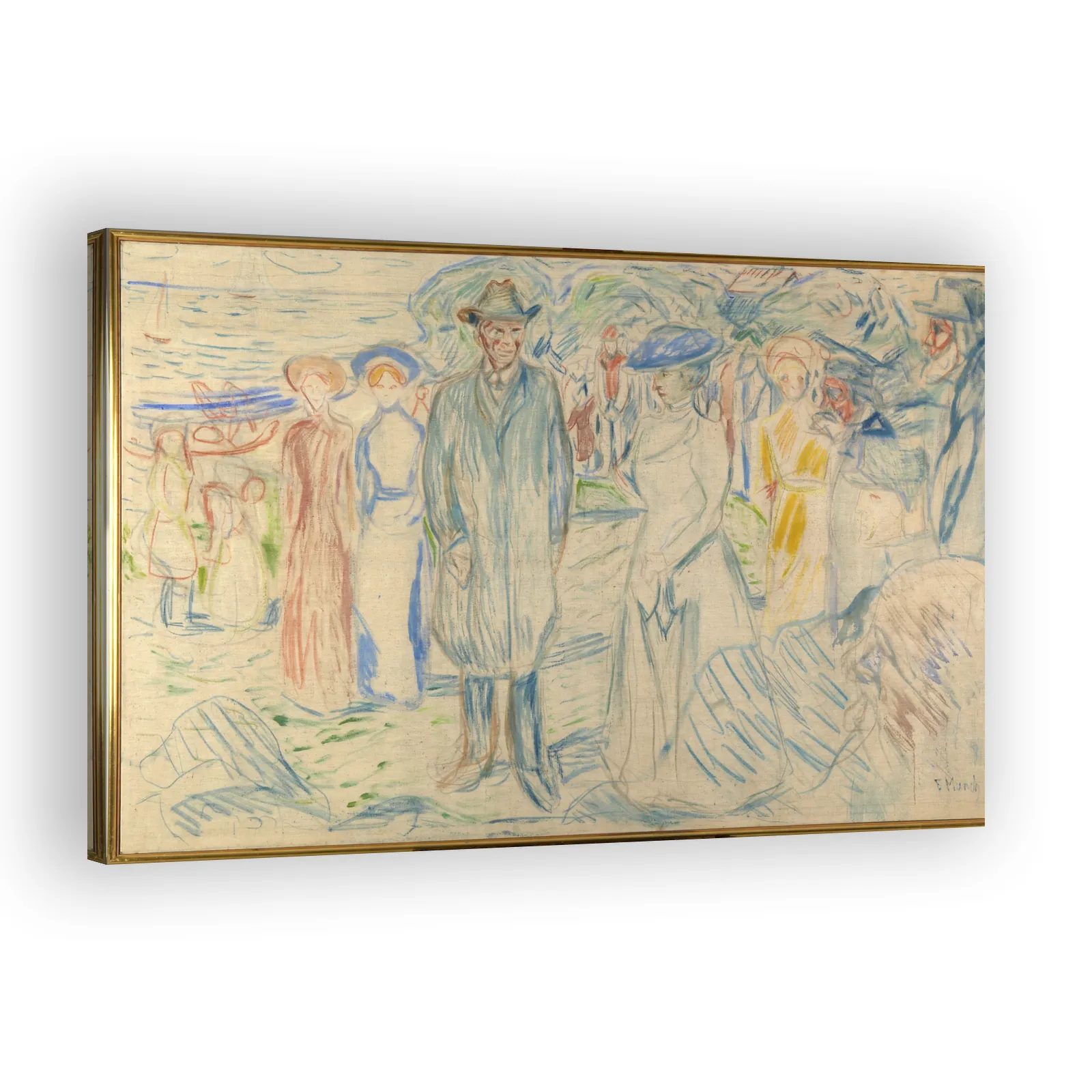 Jonas Lie with his Family by Edvard Munch - view 2 thumbnail
