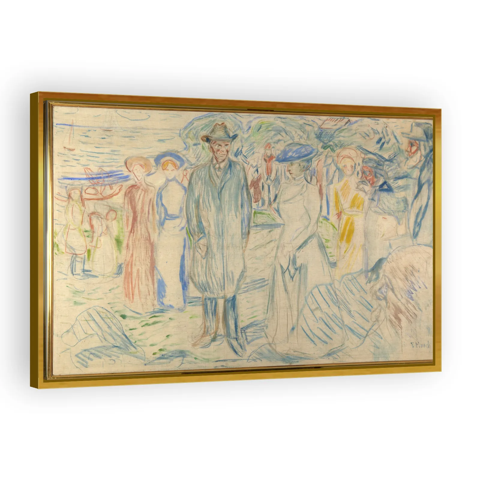 Jonas Lie with his Family by Edvard Munch - view 3 thumbnail