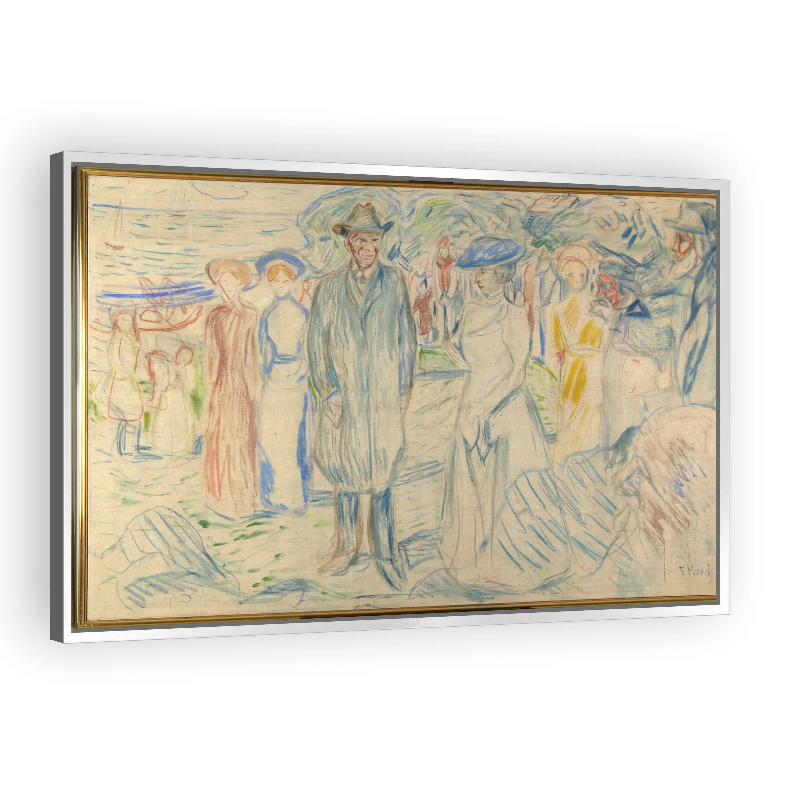Jonas Lie with his Family by Edvard Munch - view 4 thumbnail