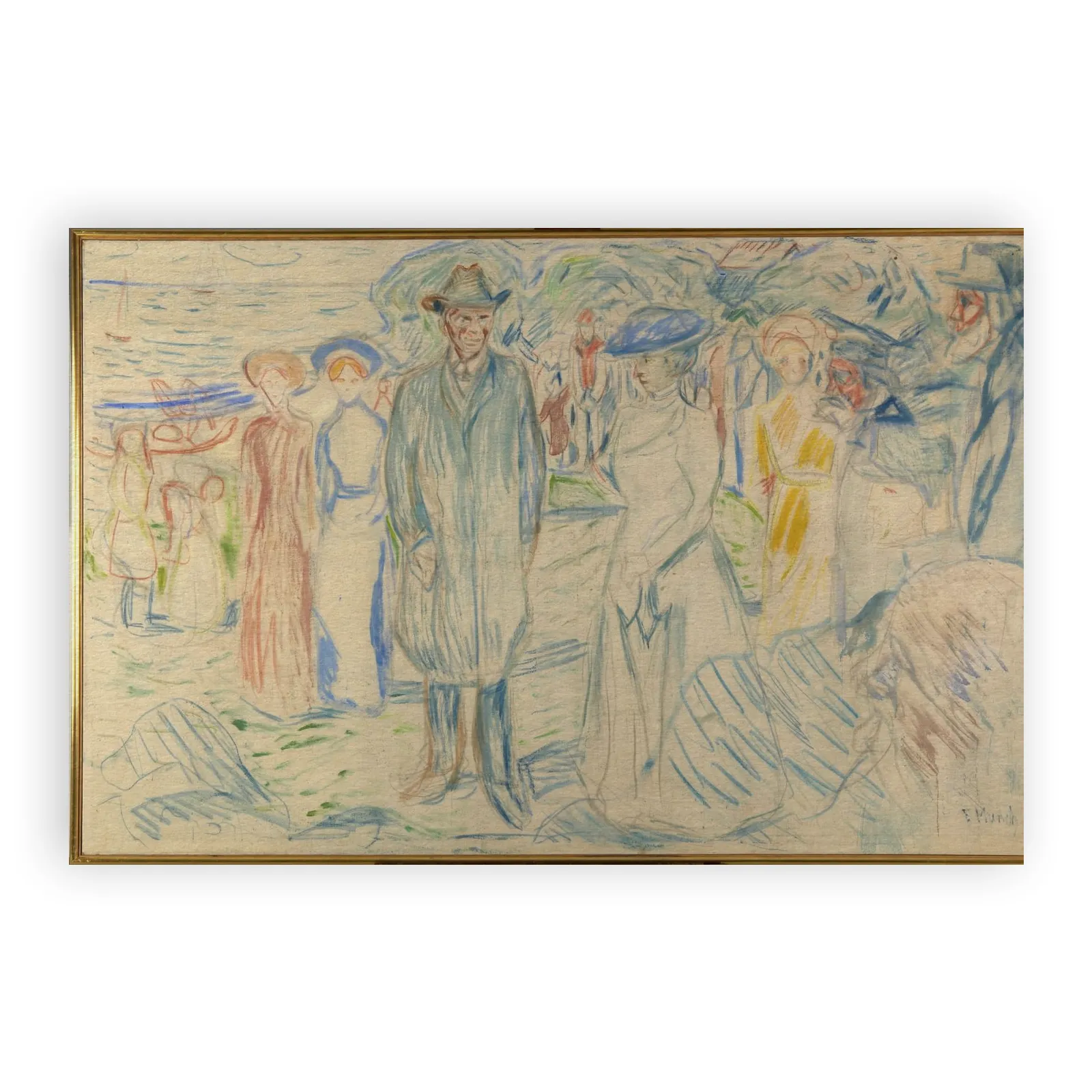 Jonas Lie with his Family by Edvard Munch - view 6 thumbnail