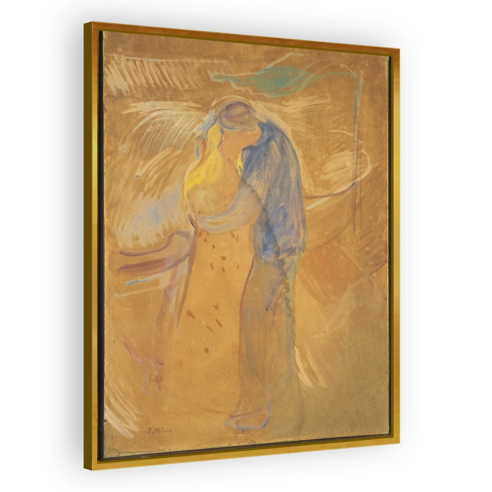 Kiss by Edvard Munch - view 3 thumbnail