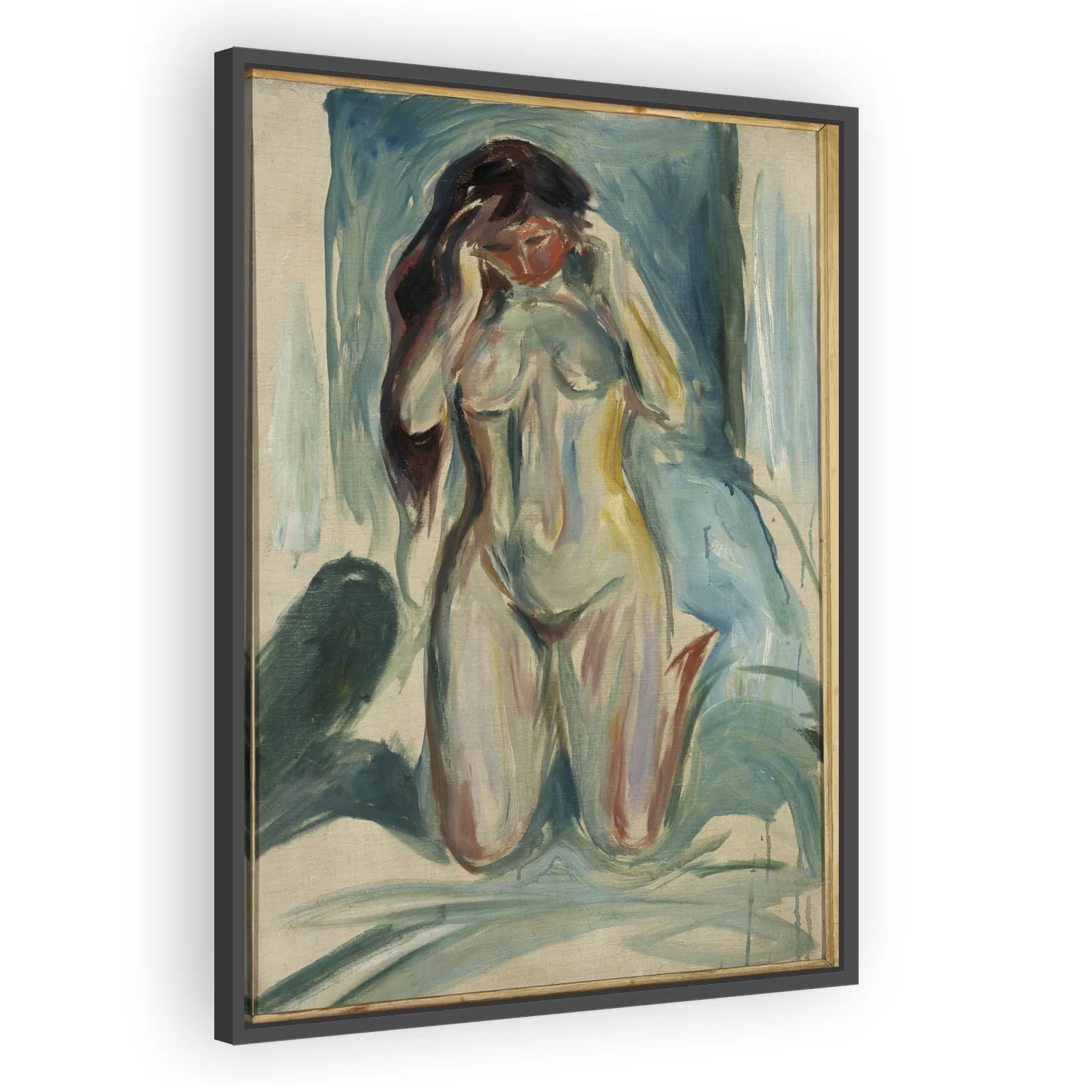 Kneeling Nude by Edvard Munch