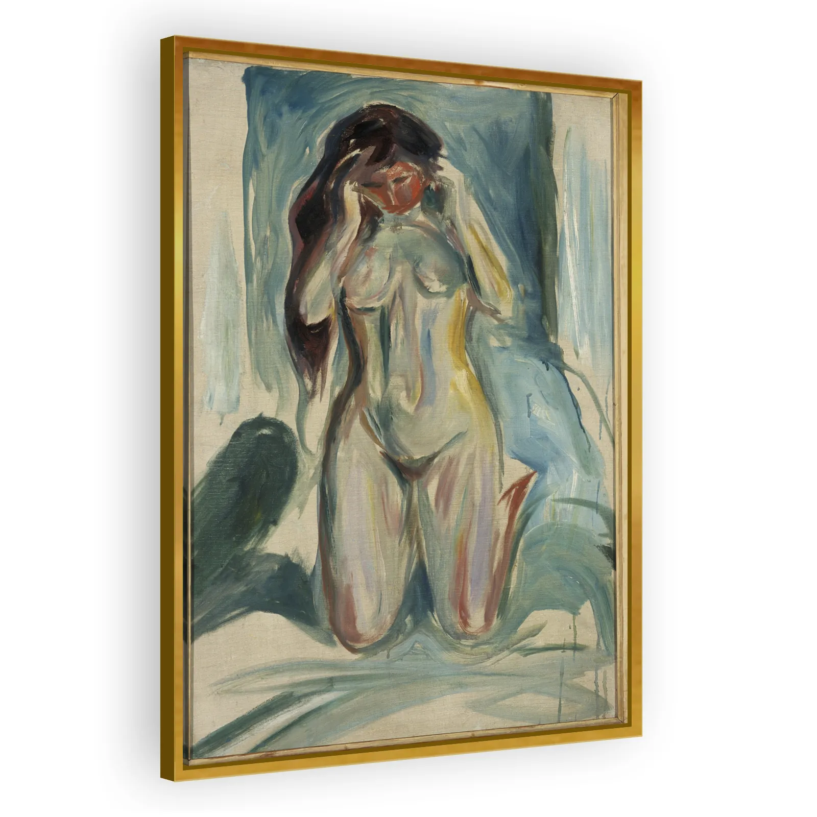 Kneeling Nude by Edvard Munch - view 3 thumbnail