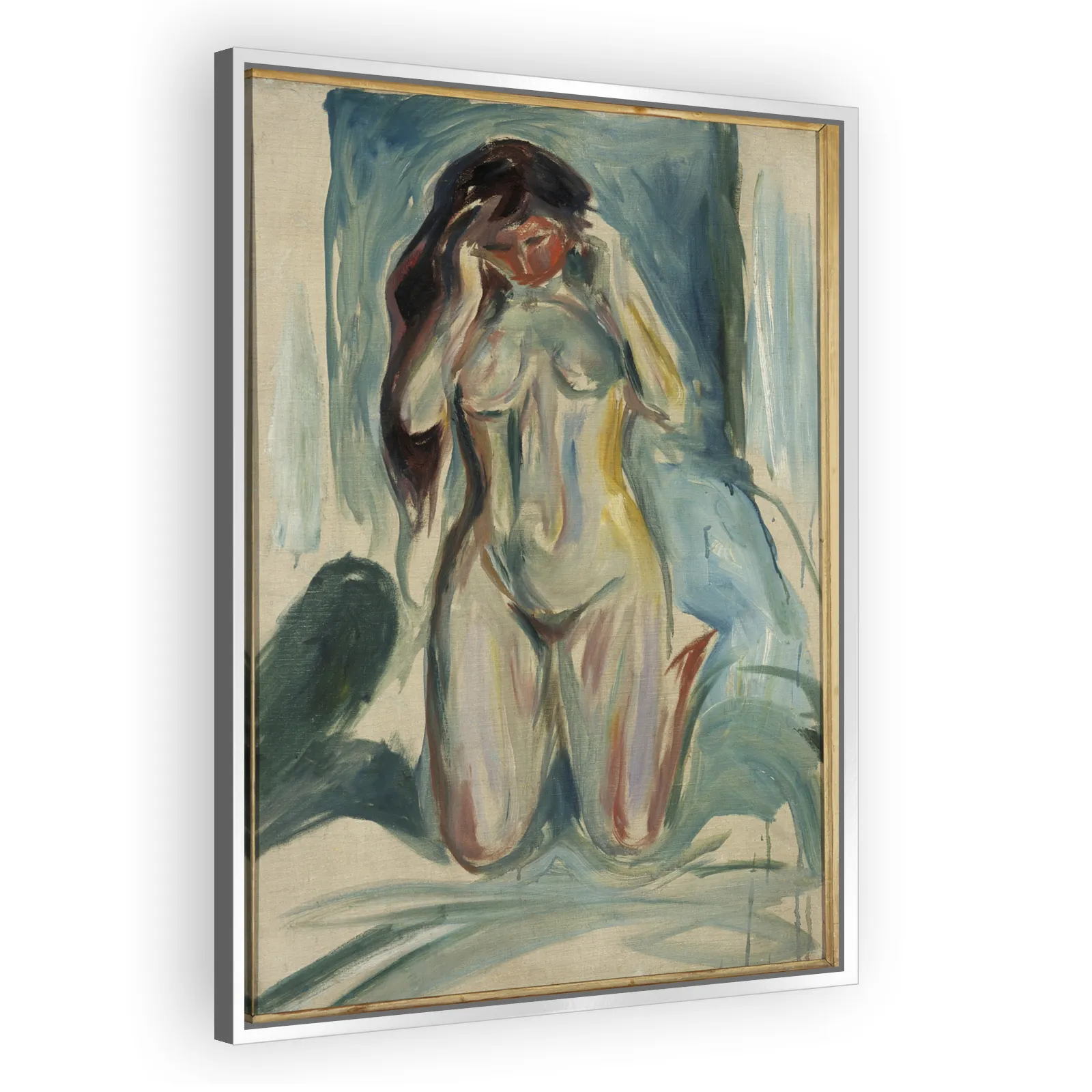 Kneeling Nude by Edvard Munch - view 4 thumbnail